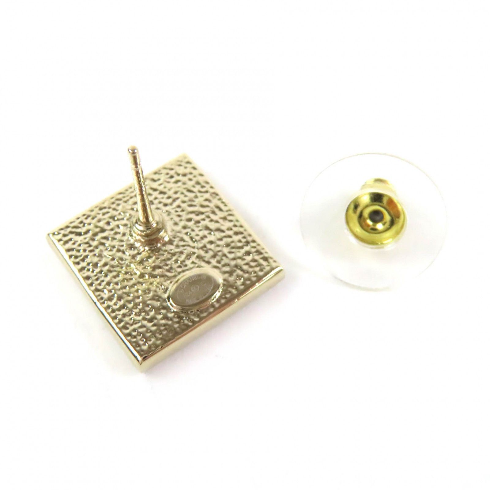 Chanel Chanel Chanel COCO Mark Square Earrings Metal Earrings DUTY FREE for USA Size ONE SIZE - 5 Thumbnail