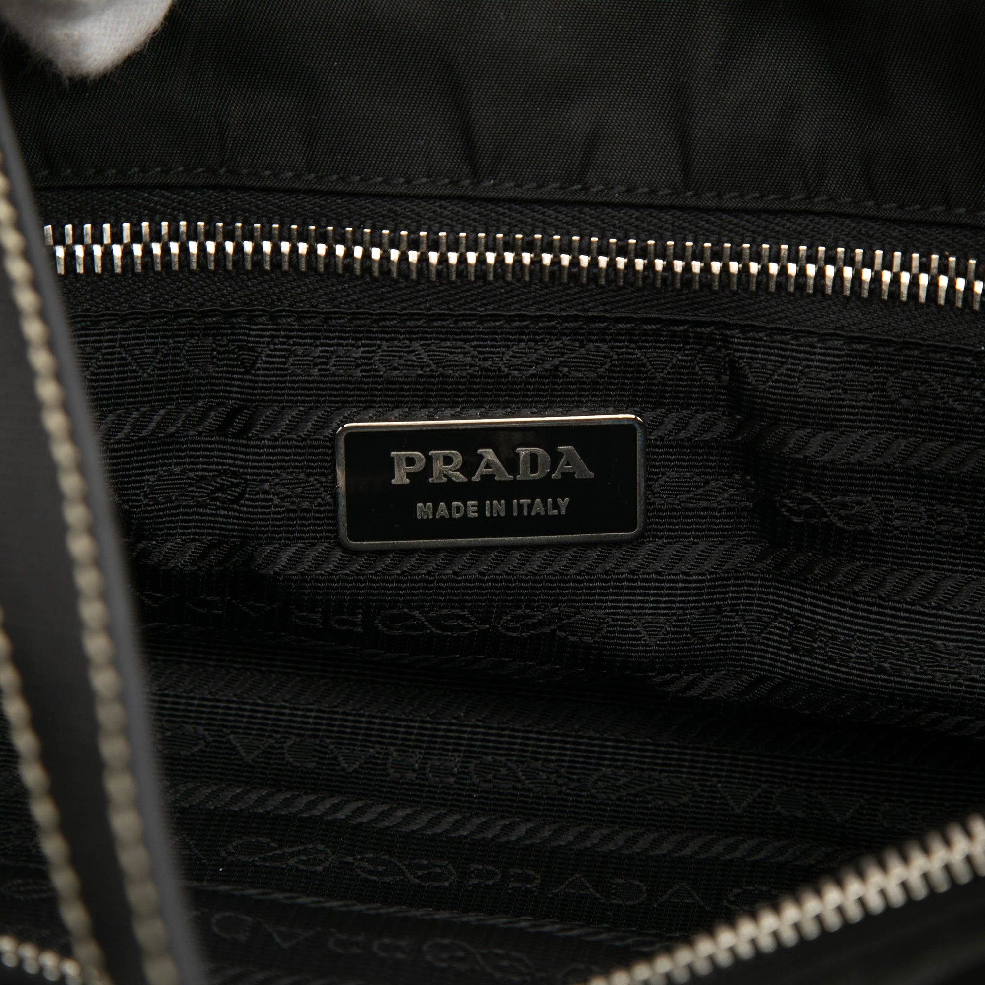 Prada Saffiano Trimmed Tessuto Shopper Tote Size ONE SIZE - 5 Thumbnail