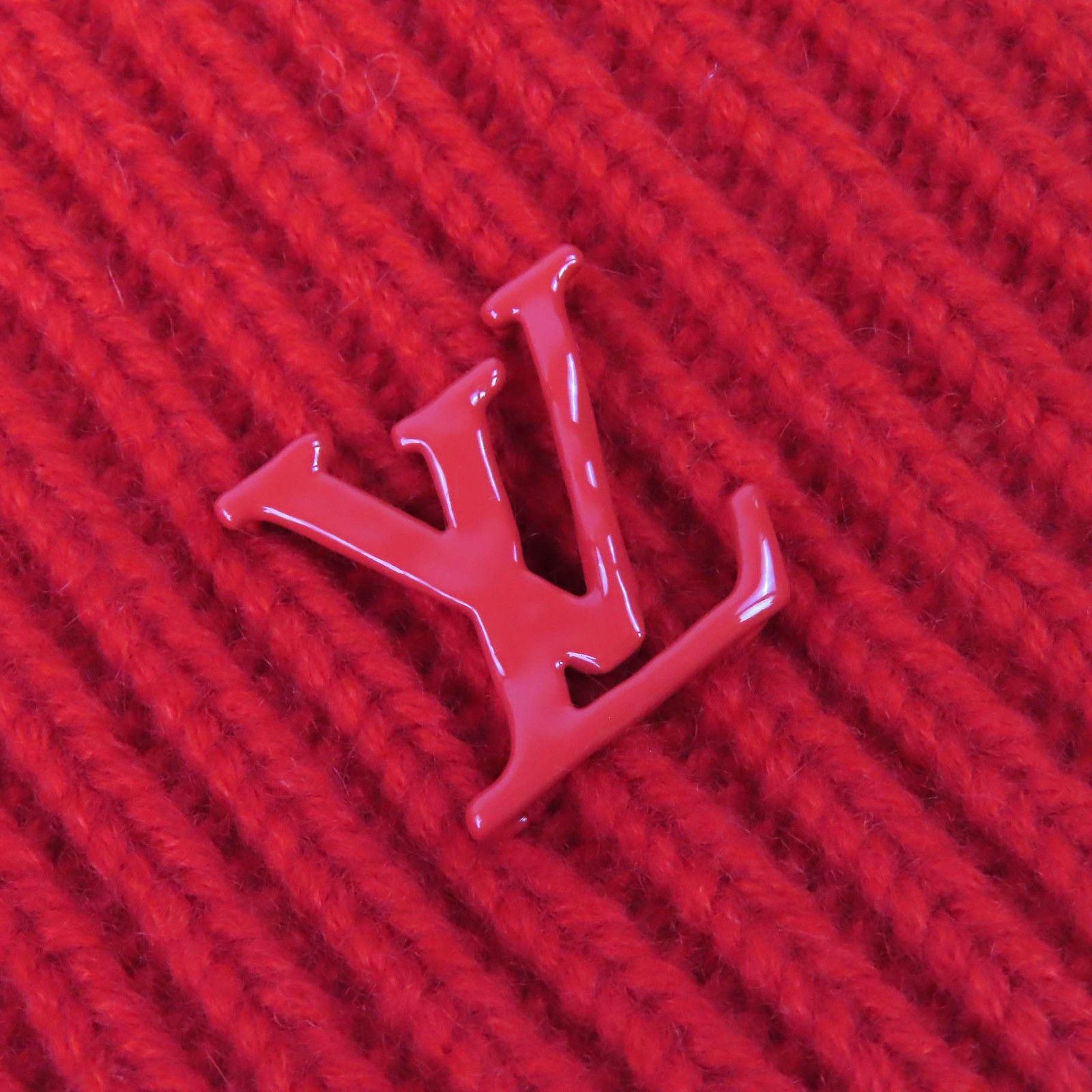 Louis Vuitton Louis Vuitton Louis Vuitton Cashmere Beanie Textile Hats MP3249 DUTY FREE for USA Size ONE SIZE - 7 Thumbnail