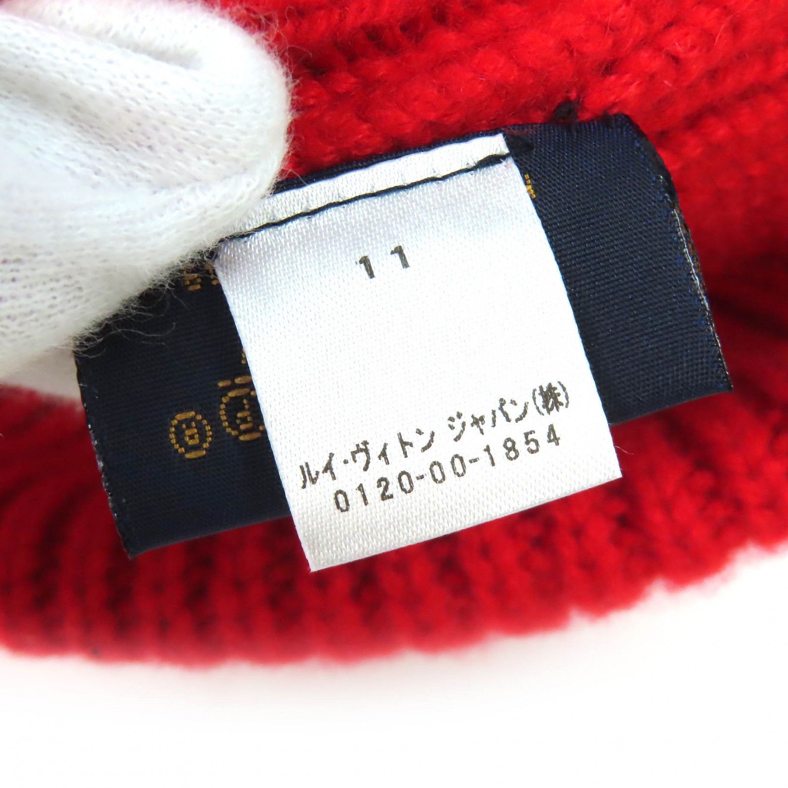 Louis Vuitton Louis Vuitton Louis Vuitton Cashmere Beanie Textile Hats MP3249 DUTY FREE for USA Size ONE SIZE - 11 Thumbnail