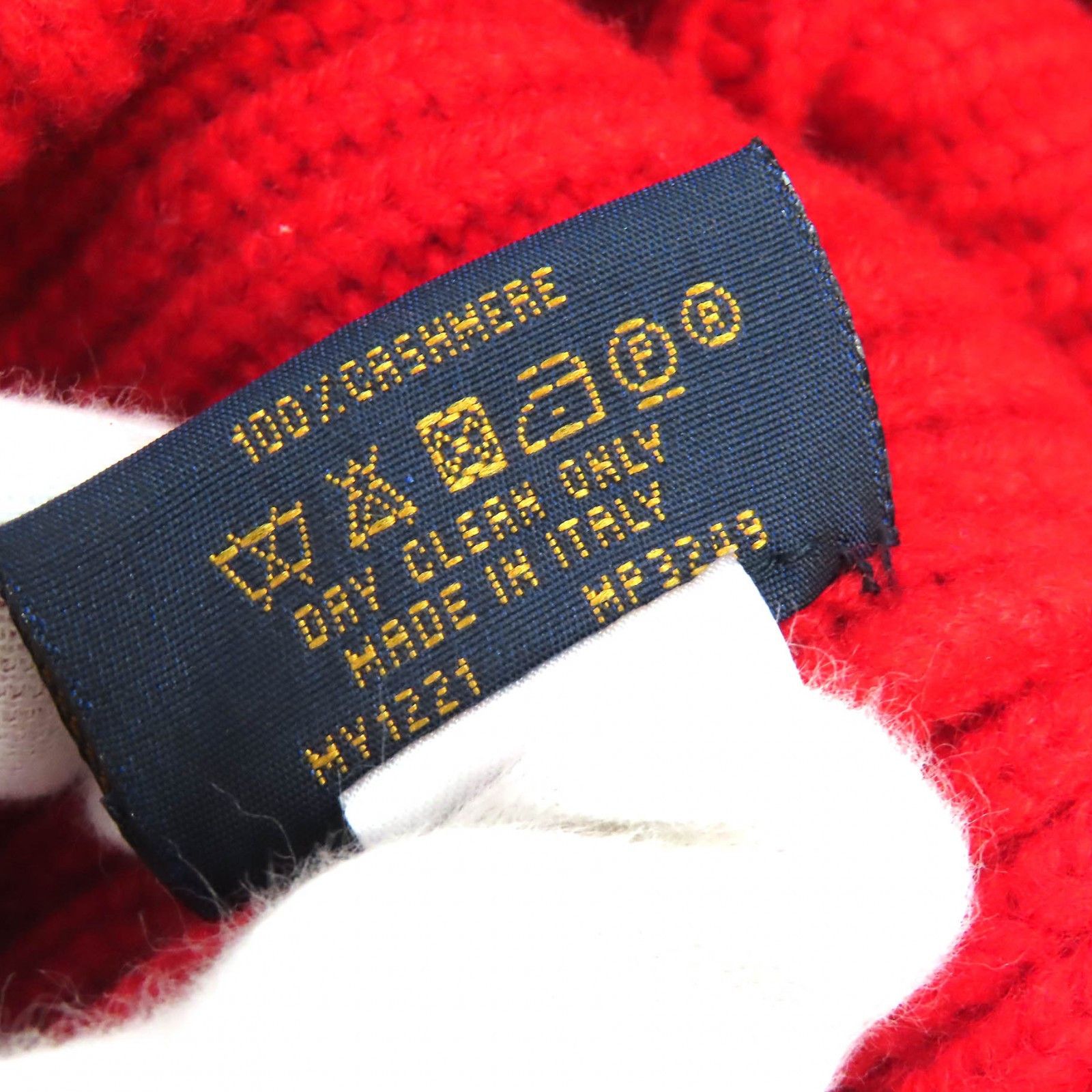 Louis Vuitton Louis Vuitton Louis Vuitton Cashmere Beanie Textile Hats MP3249 DUTY FREE for USA Size ONE SIZE - 9 Thumbnail