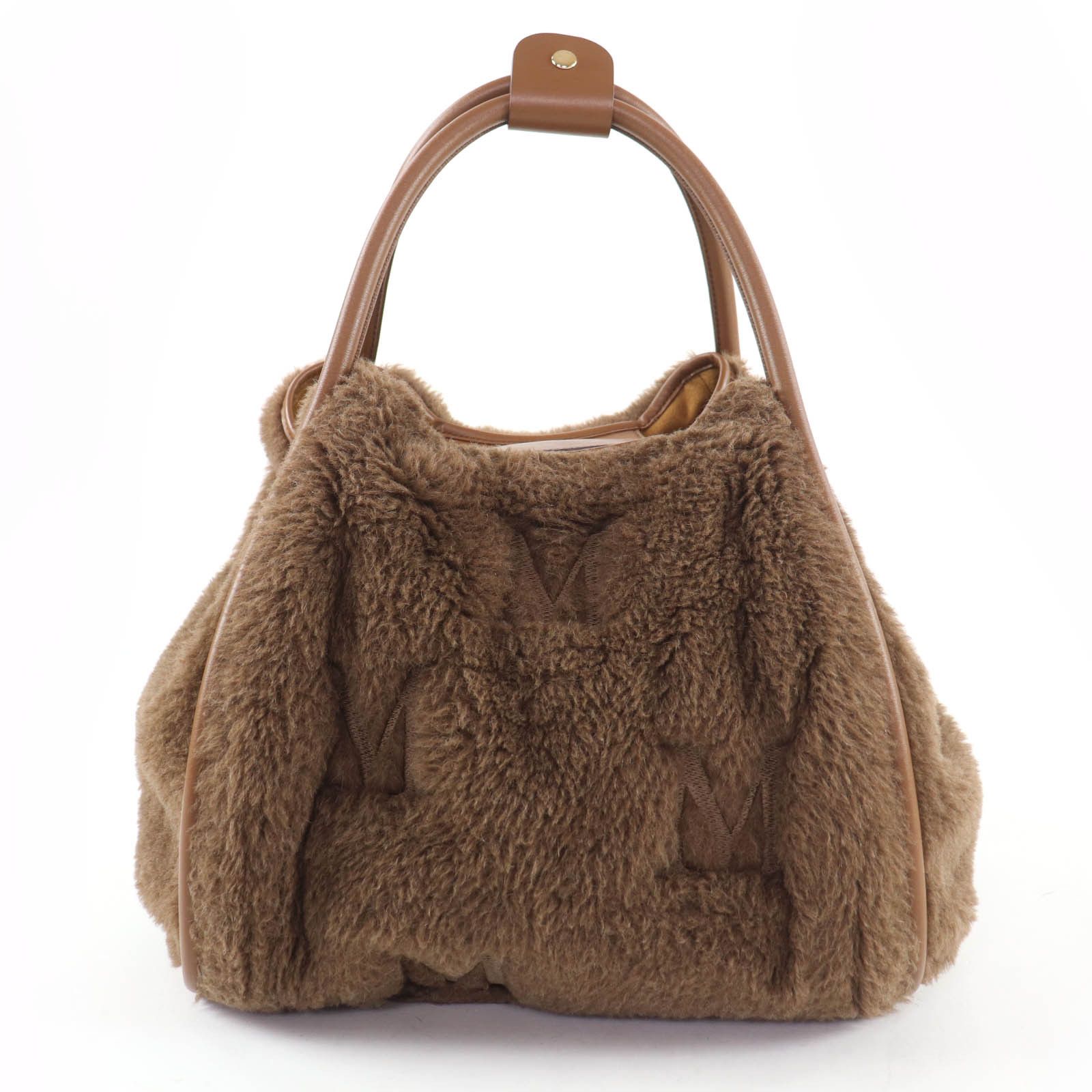 Max Mara Max Mara Max Mara Teddy Silk Blend 2way Bag Textile Handbag DUTY FREE for USA Size ONE SIZE - 4 Thumbnail