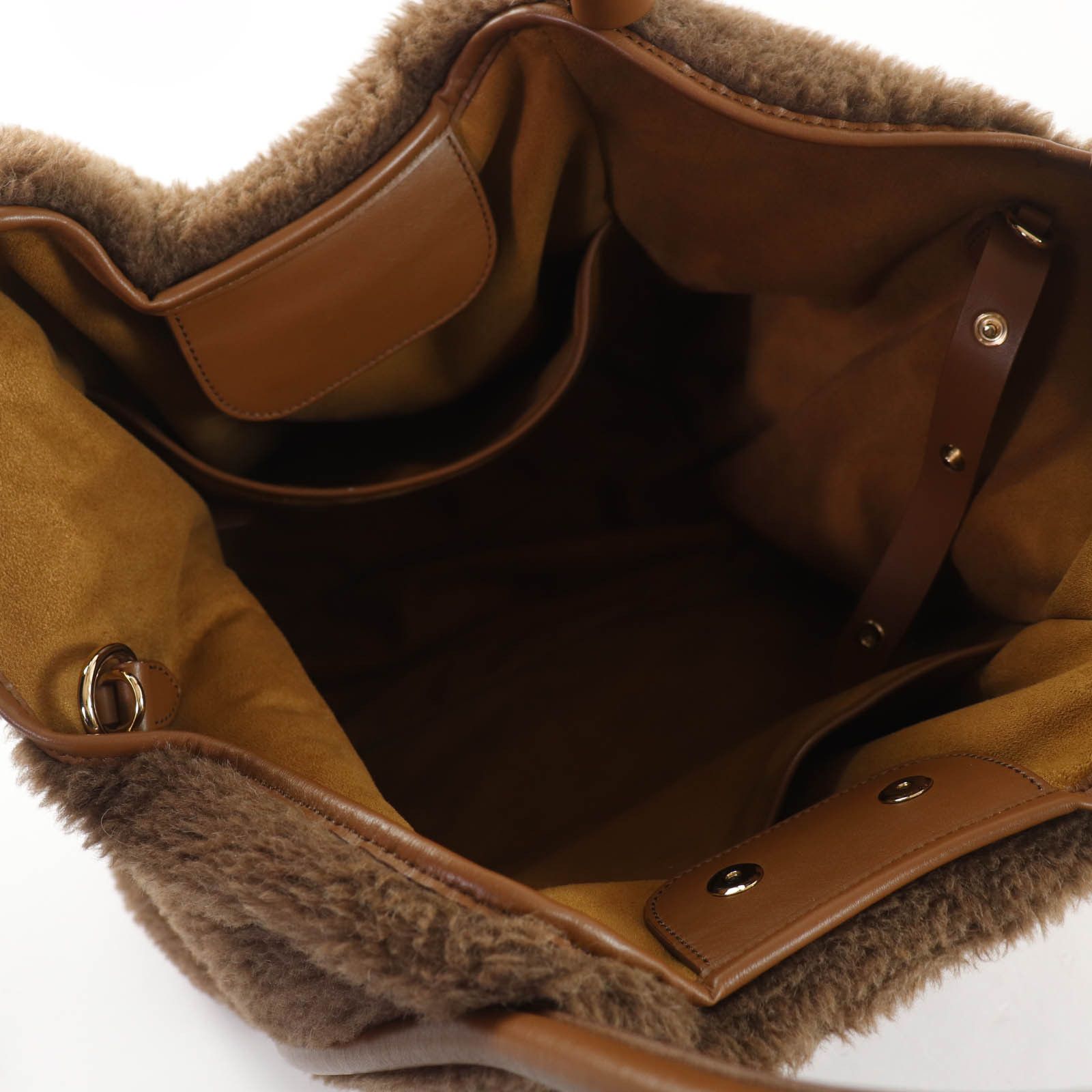 Max Mara Max Mara Max Mara Teddy Silk Blend 2way Bag Textile Handbag DUTY FREE for USA Size ONE SIZE - 8 Thumbnail