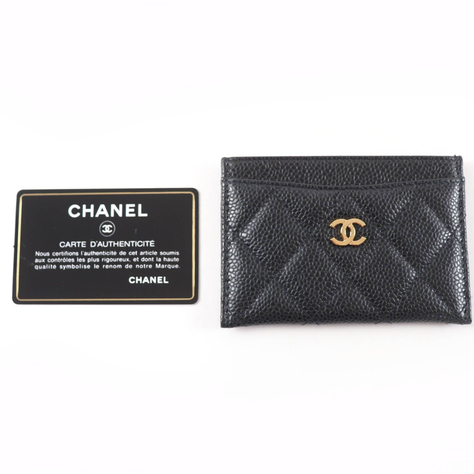 Chanel Chanel Chanel Caviar Card Case Leather Card Case DUTY FREE for USA Size ONE SIZE - 2 Thumbnail
