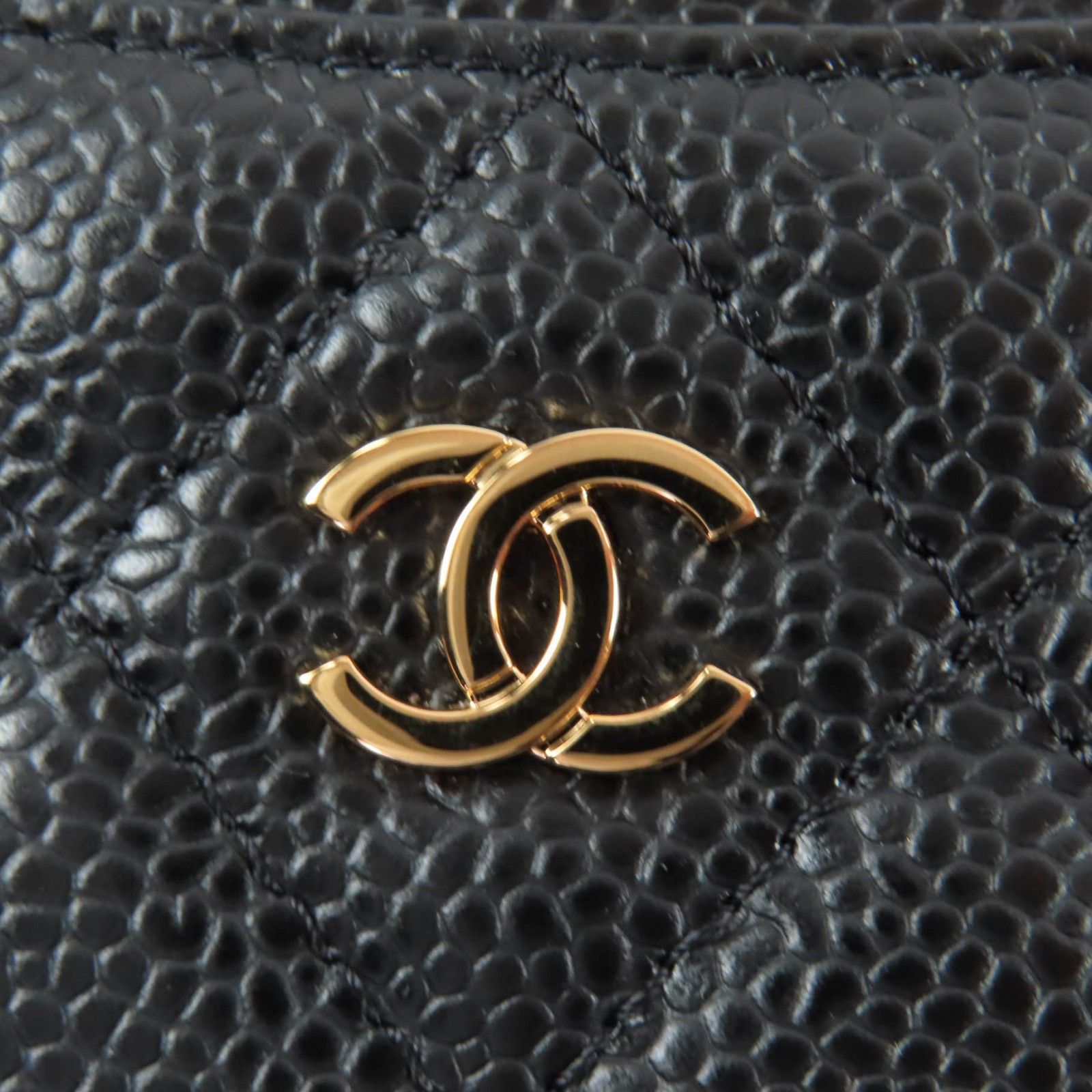 Chanel Chanel Chanel Caviar Card Case Leather Card Case DUTY FREE for USA Size ONE SIZE - 7 Thumbnail