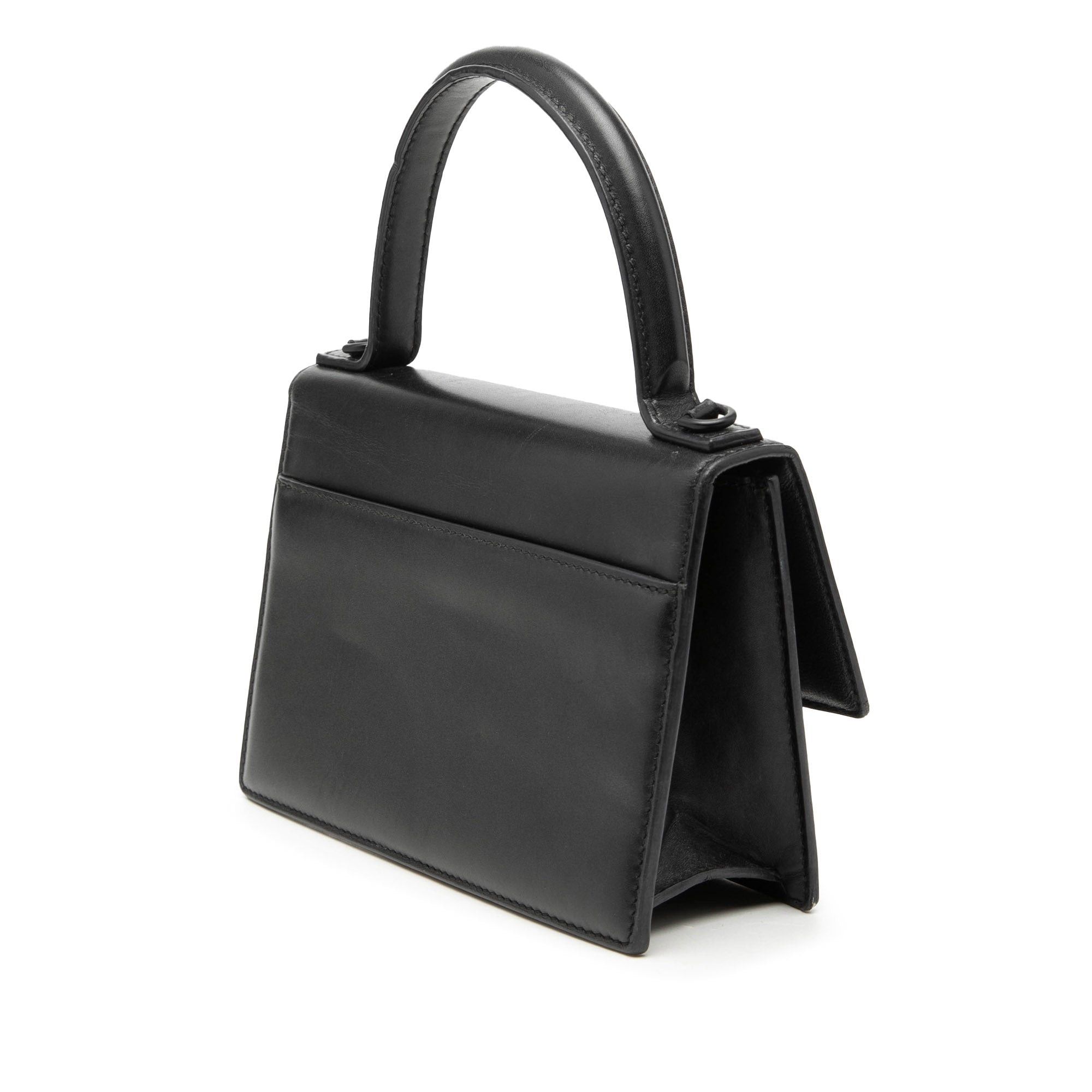Balenciaga Leather Sharp Top Handle Bag XS Size ONE SIZE - 2 Thumbnail