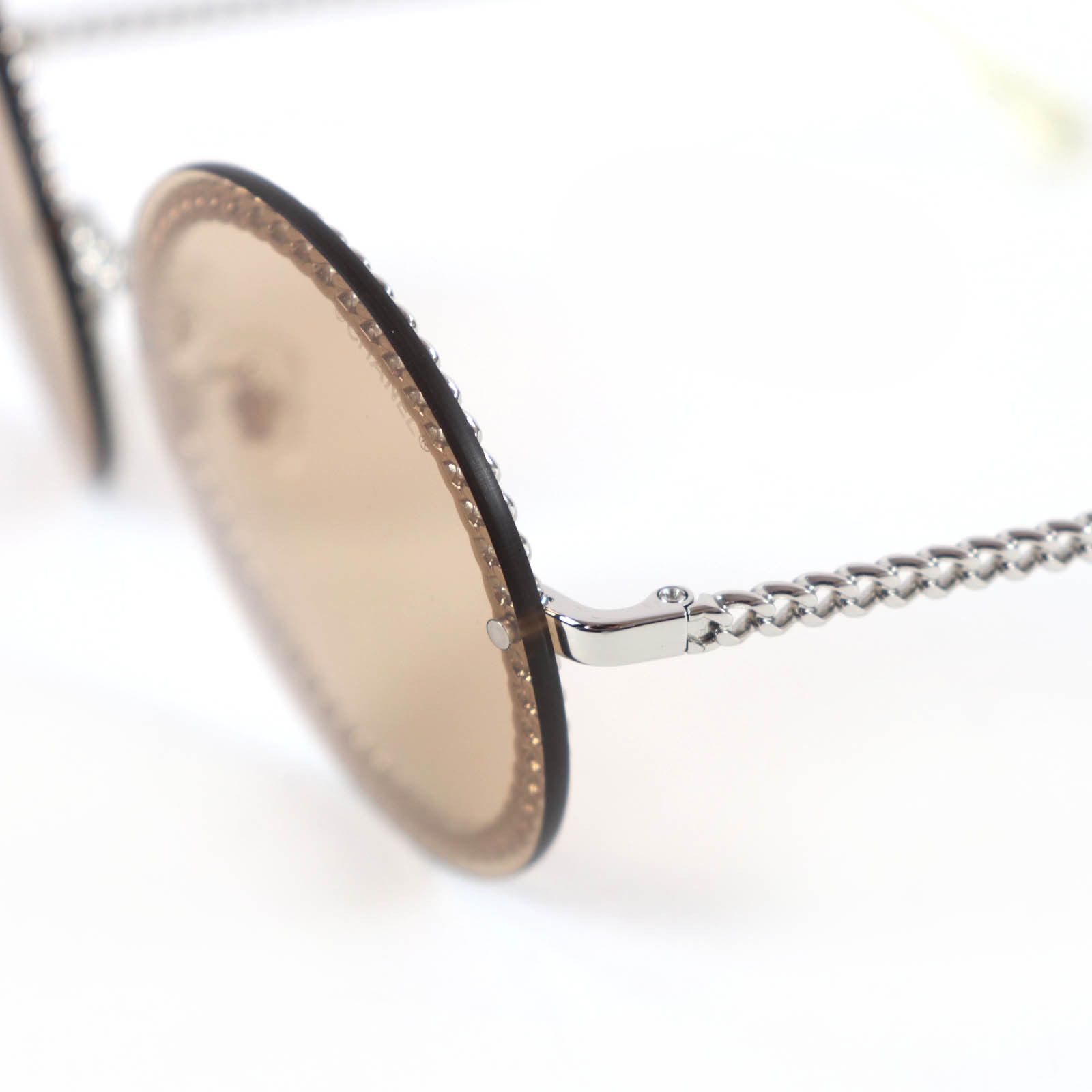 Chanel Chanel Chanel Coco Mark Chain Sunglasses Plastic / Synthetic Sunglasses DUTY FREE for USA Size ONE SIZE - 9 Thumbnail