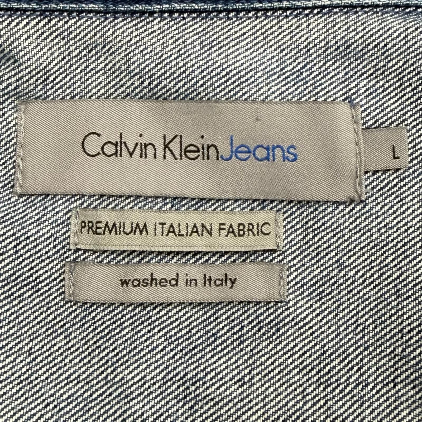 Other Other Calvin Klein Jeans Cotton Denim Jacket Textile Outerwear DUTY FREE for USA Size ONE SIZE - 8 Thumbnail
