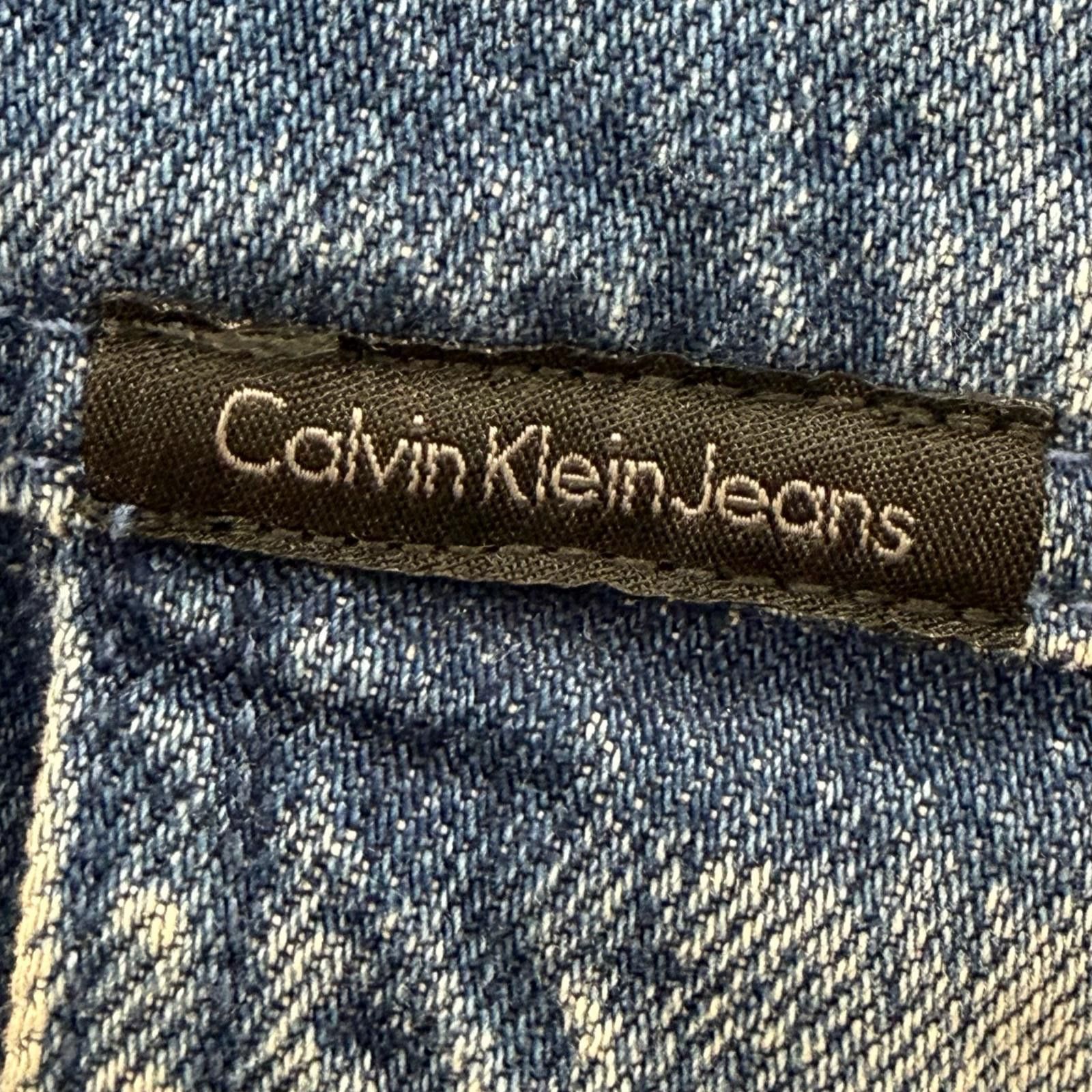 Other Other Calvin Klein Jeans Cotton Denim Jacket Textile Outerwear DUTY FREE for USA Size ONE SIZE - 7 Thumbnail