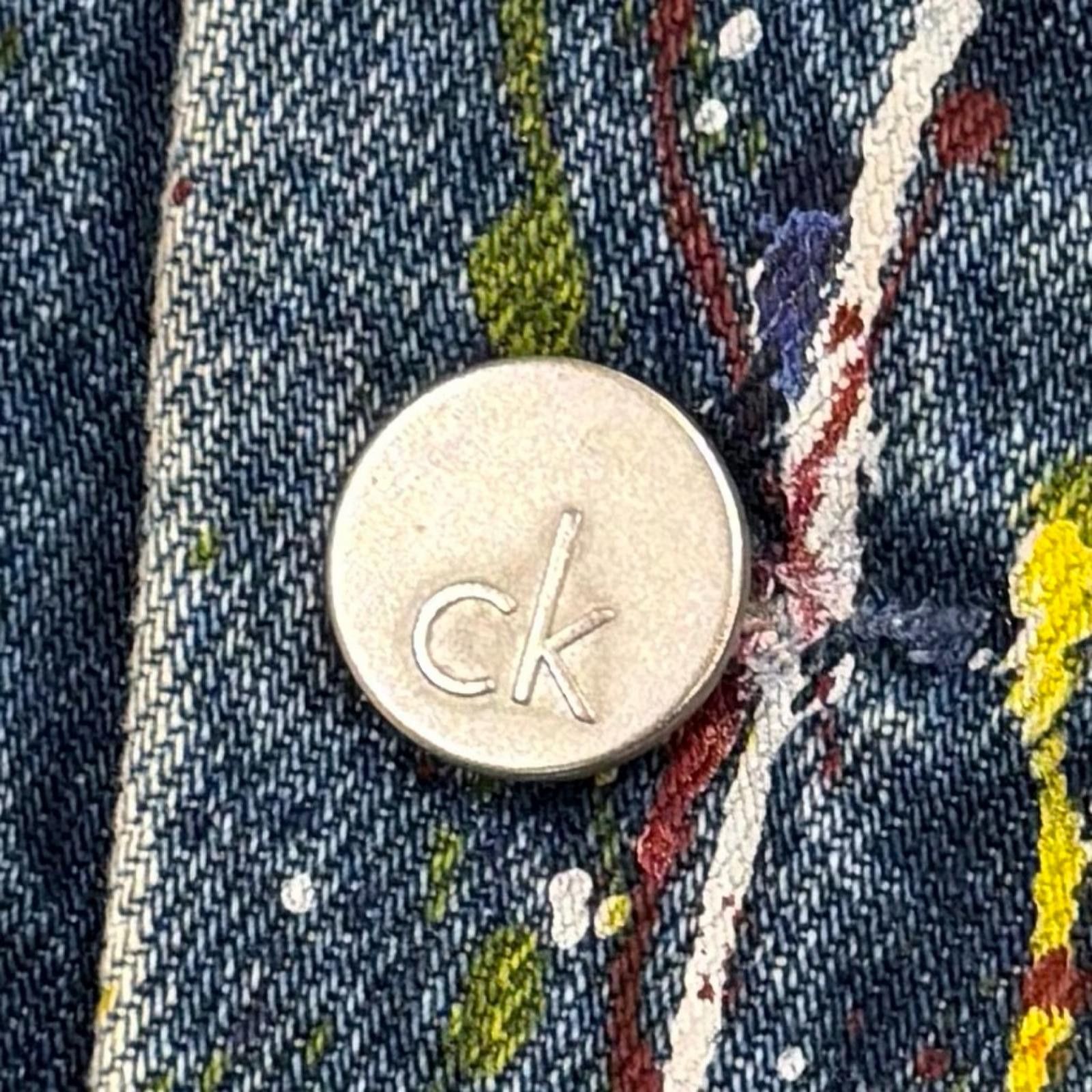 Other Other Calvin Klein Jeans Cotton Denim Jacket Textile Outerwear DUTY FREE for USA Size ONE SIZE - 6 Thumbnail