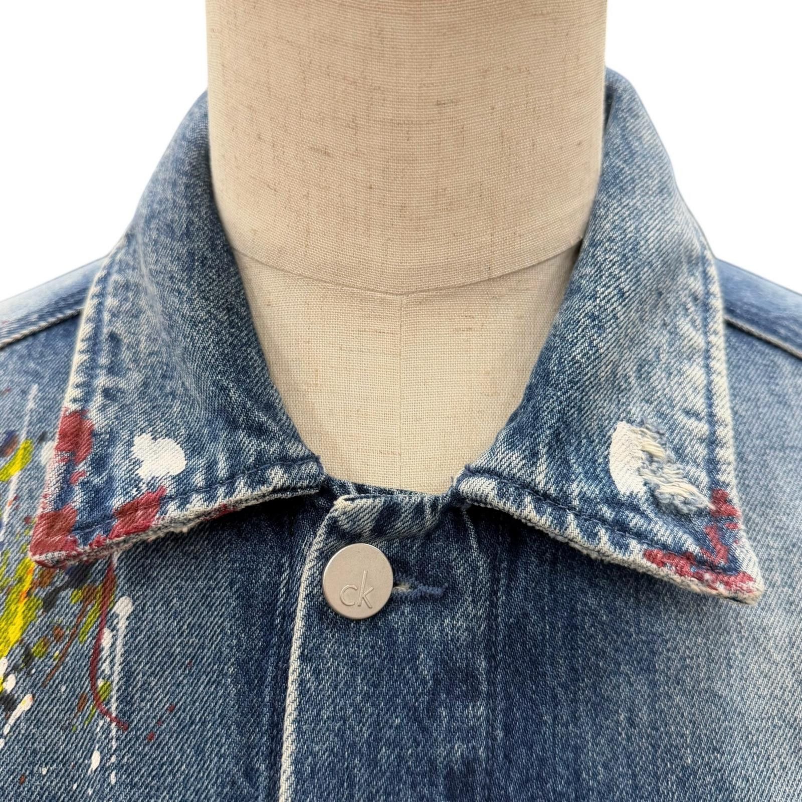 Other Other Calvin Klein Jeans Cotton Denim Jacket Textile Outerwear DUTY FREE for USA Size ONE SIZE - 2 Thumbnail