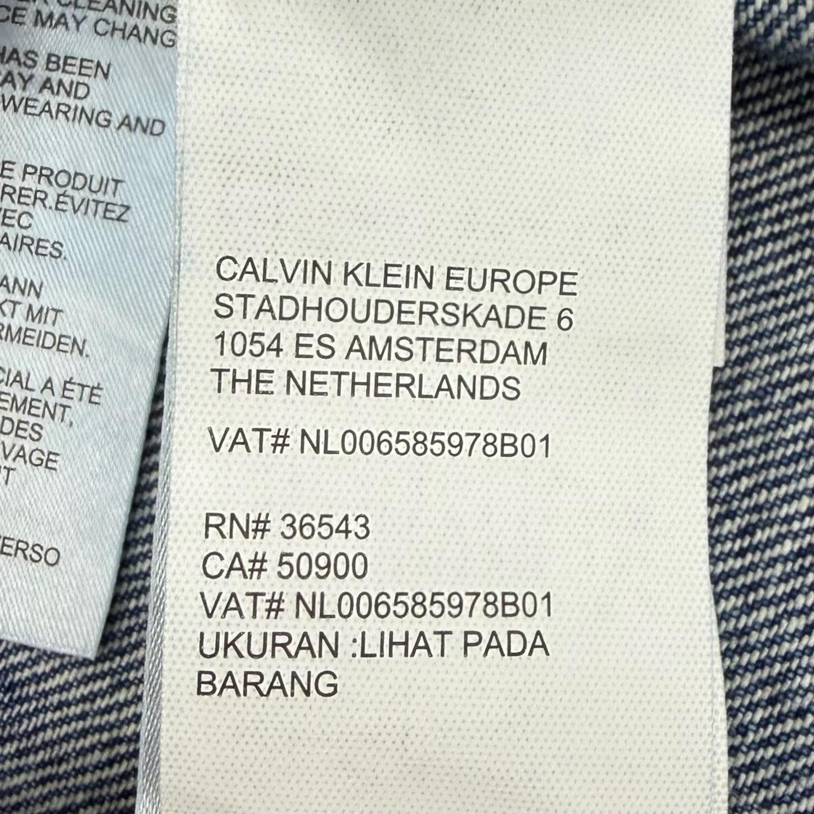 Other Other Calvin Klein Jeans Cotton Denim Jacket Textile Outerwear DUTY FREE for USA Size ONE SIZE - 10 Thumbnail