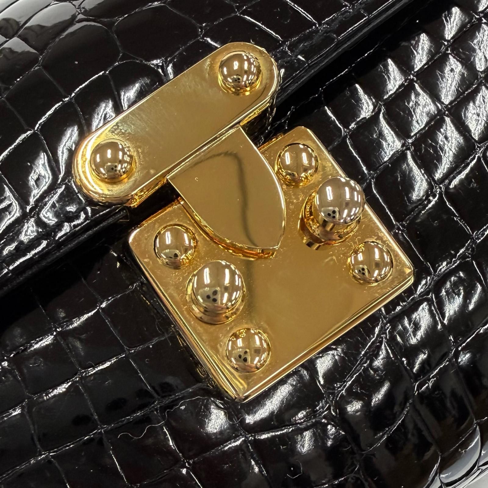 Other Other G BORRI Crocodile Handbag Leather Handbag DUTY FREE for USA Size ONE SIZE - 8 Thumbnail