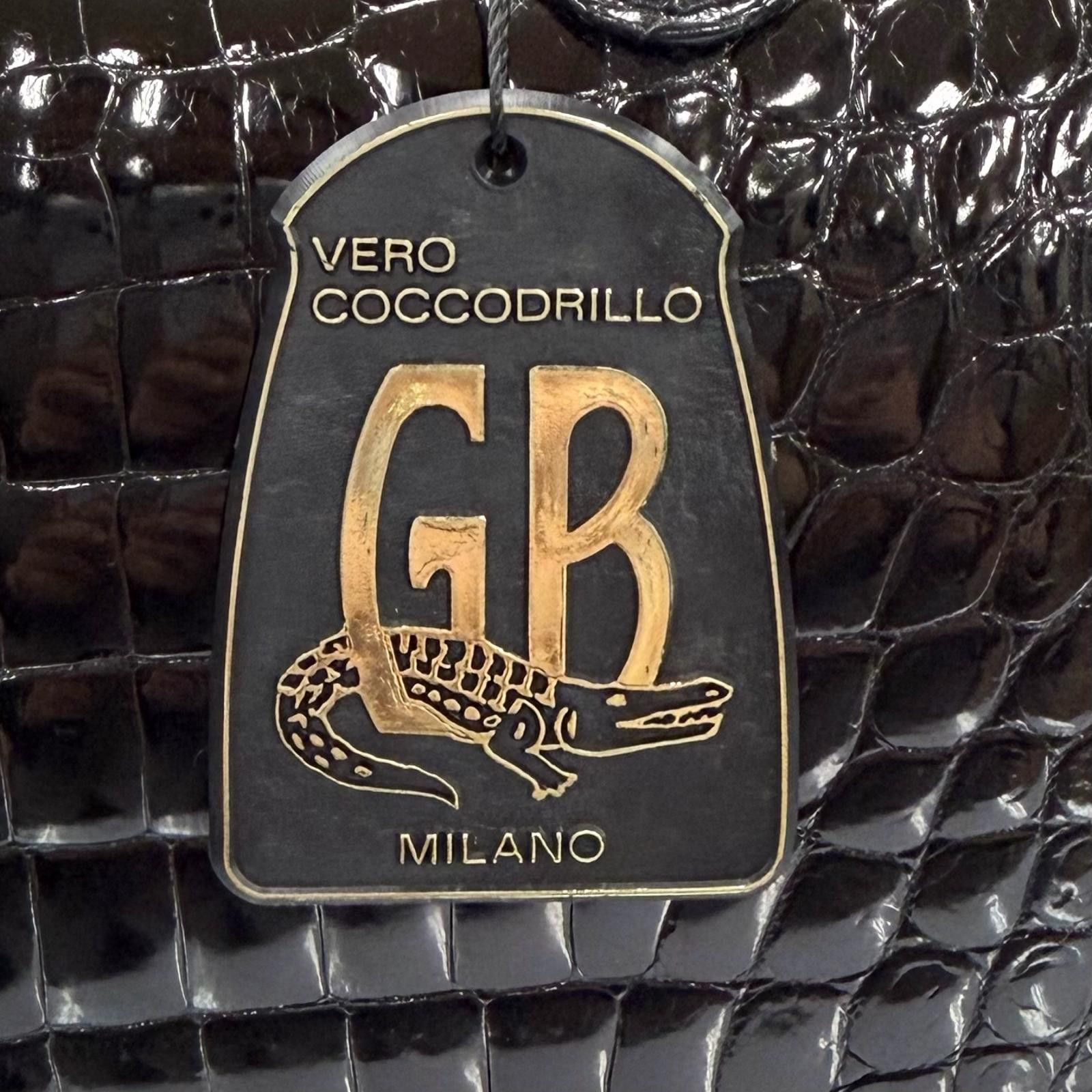 Other Other G BORRI Crocodile Handbag Leather Handbag DUTY FREE for USA Size ONE SIZE - 11 Thumbnail