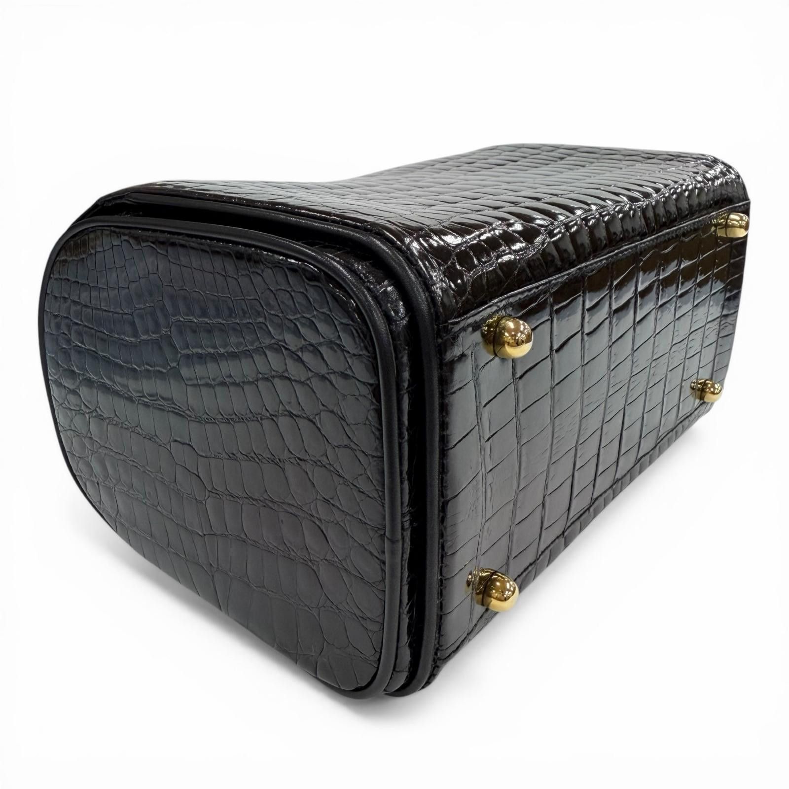 Other Other G BORRI Crocodile Handbag Leather Handbag DUTY FREE for USA Size ONE SIZE - 4 Thumbnail