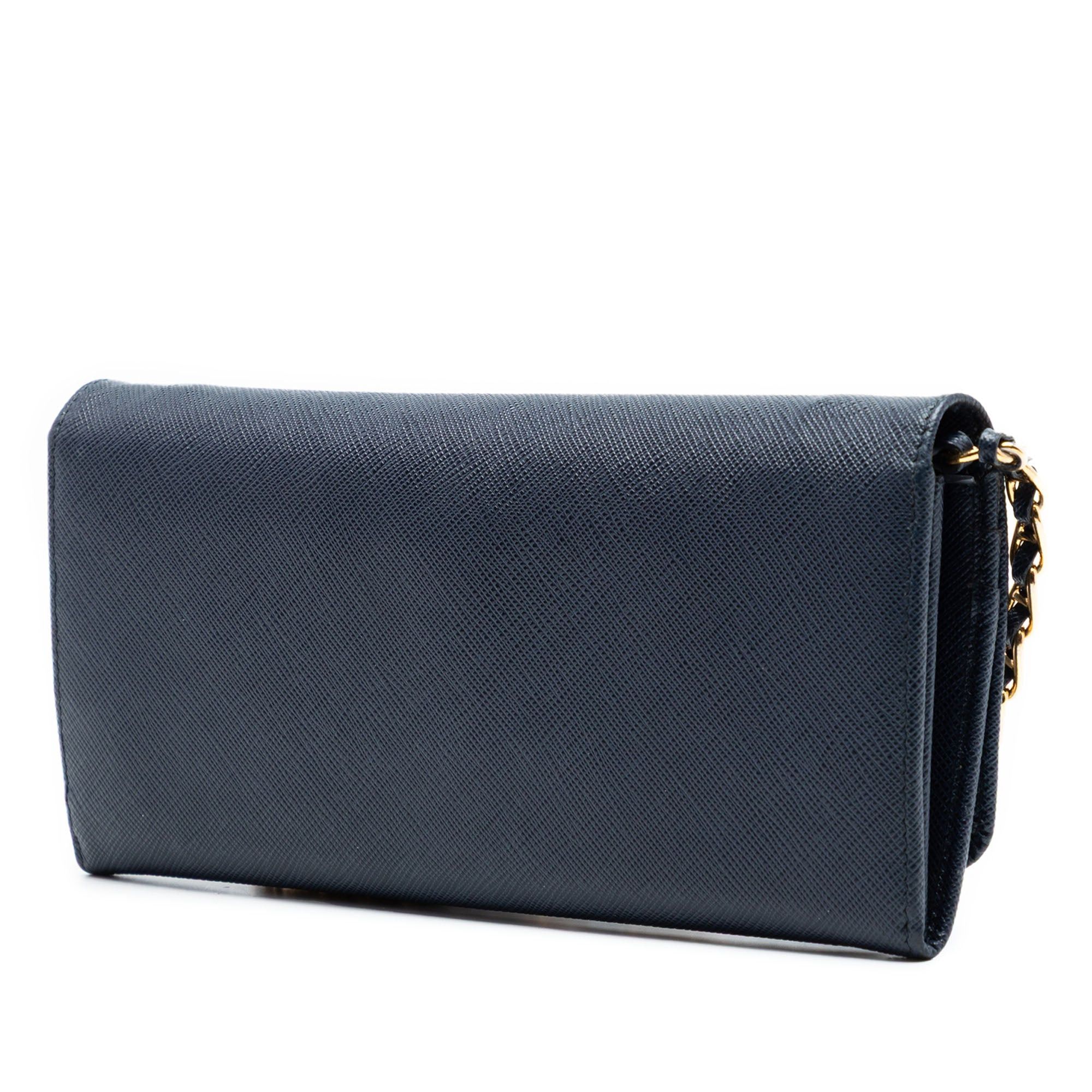 Prada Saffiano Wallet On Chain Size ONE SIZE - 2 Thumbnail