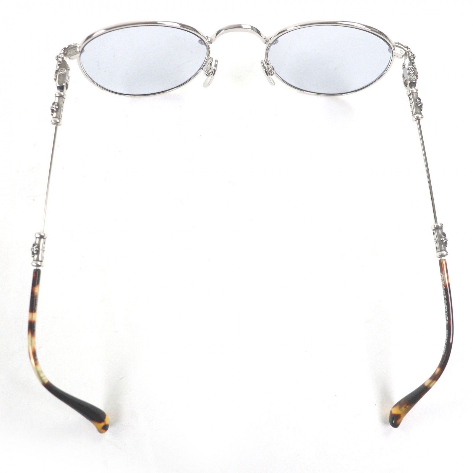 Chrome Hearts Chrome Hearts Chrome Hearts Bubba-A Silver Sunglasses Precious Metal Sunglasses DUTY FREE for USA Size ONE SIZE - 4 Thumbnail