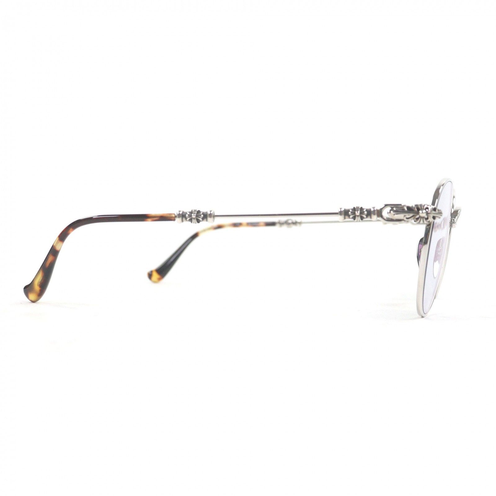 Chrome Hearts Chrome Hearts Chrome Hearts Bubba-A Silver Sunglasses Precious Metal Sunglasses DUTY FREE for USA Size ONE SIZE - 6 Thumbnail