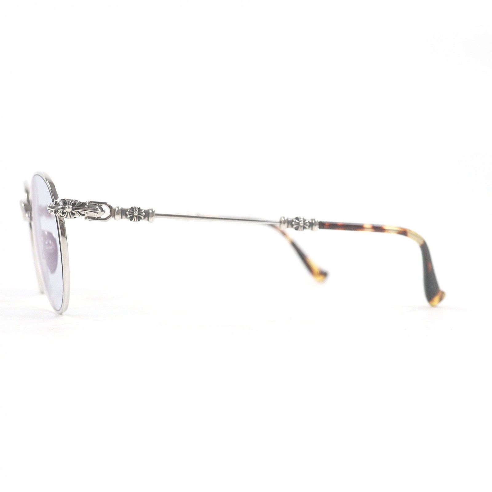 Chrome Hearts Chrome Hearts Chrome Hearts Bubba-A Silver Sunglasses Precious Metal Sunglasses DUTY FREE for USA Size ONE SIZE - 5 Thumbnail