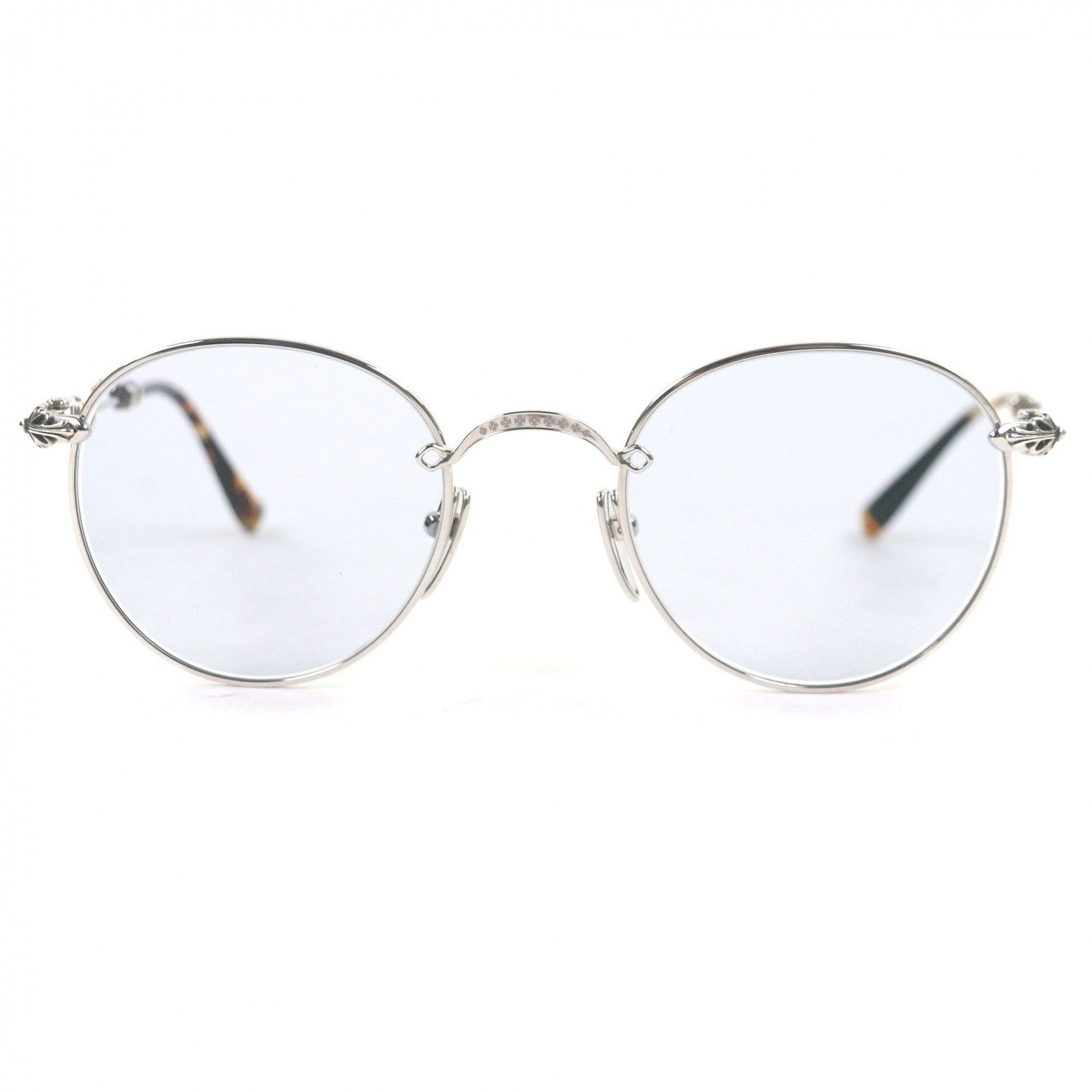 Chrome Hearts Chrome Hearts Chrome Hearts Bubba-A Silver Sunglasses Precious Metal Sunglasses DUTY FREE for USA Size ONE SIZE - 3 Thumbnail