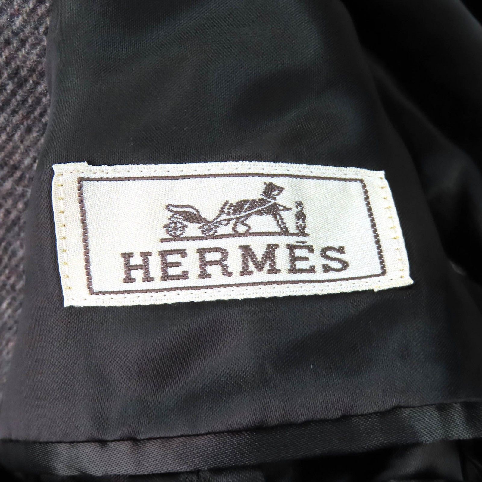 Hermes Hermes Hermes Chester Wool Coat Textile Outerwear DUTY FREE for USA Size ONE SIZE - 7 Thumbnail