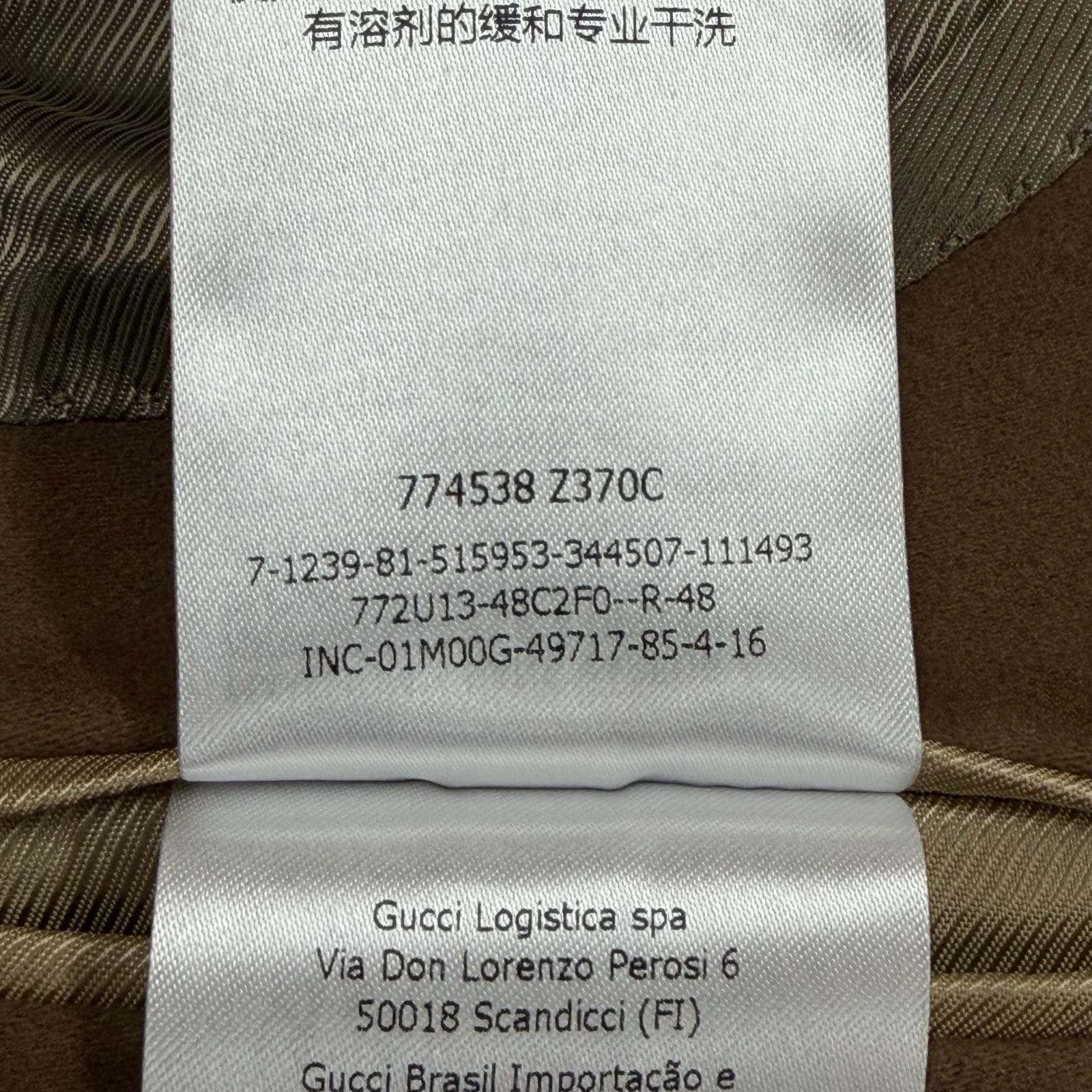Gucci Gucci Gucci Chester Cotton Coat Textile Outerwear DUTY FREE for USA Size ONE SIZE - 12 Thumbnail