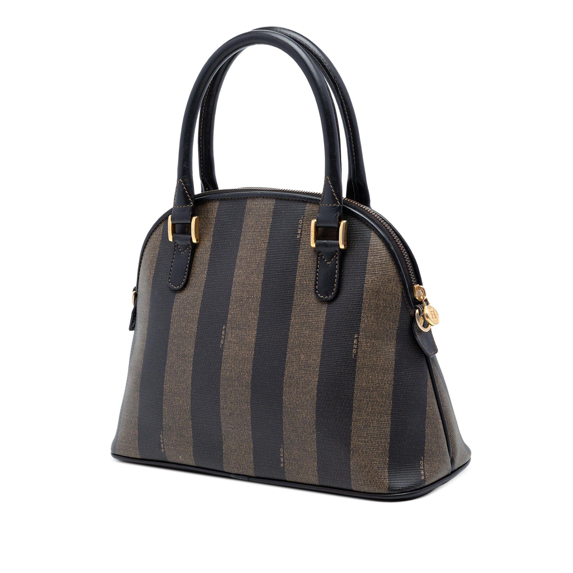 Fendi Pequin Coated Canvas Dome Satchel Size ONE SIZE - 2 Thumbnail