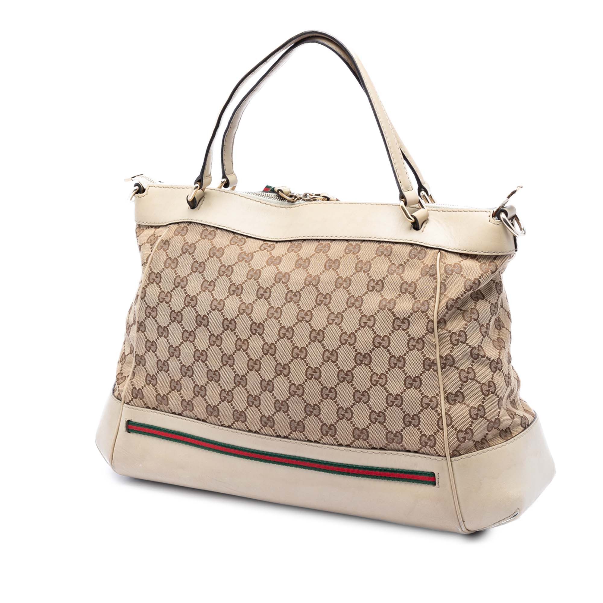 Gucci GG Canvas Web Mayfair Satchel Size ONE SIZE - 2 Thumbnail