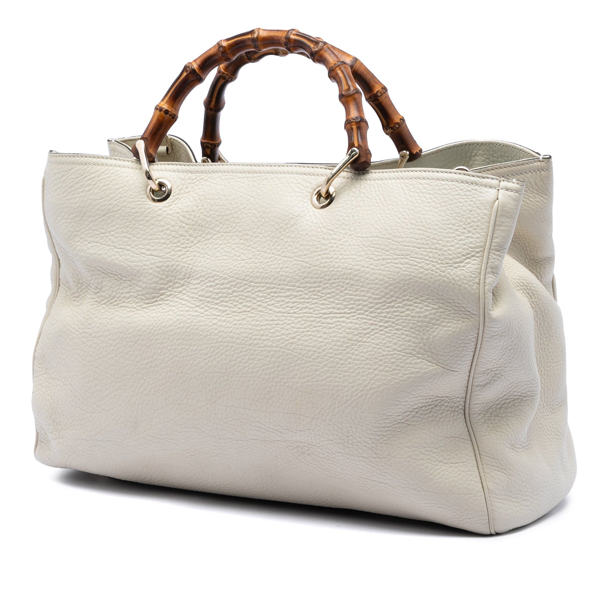 Gucci Large Calfskin Bamboo Shopper Satchel Size ONE SIZE - 2 Thumbnail