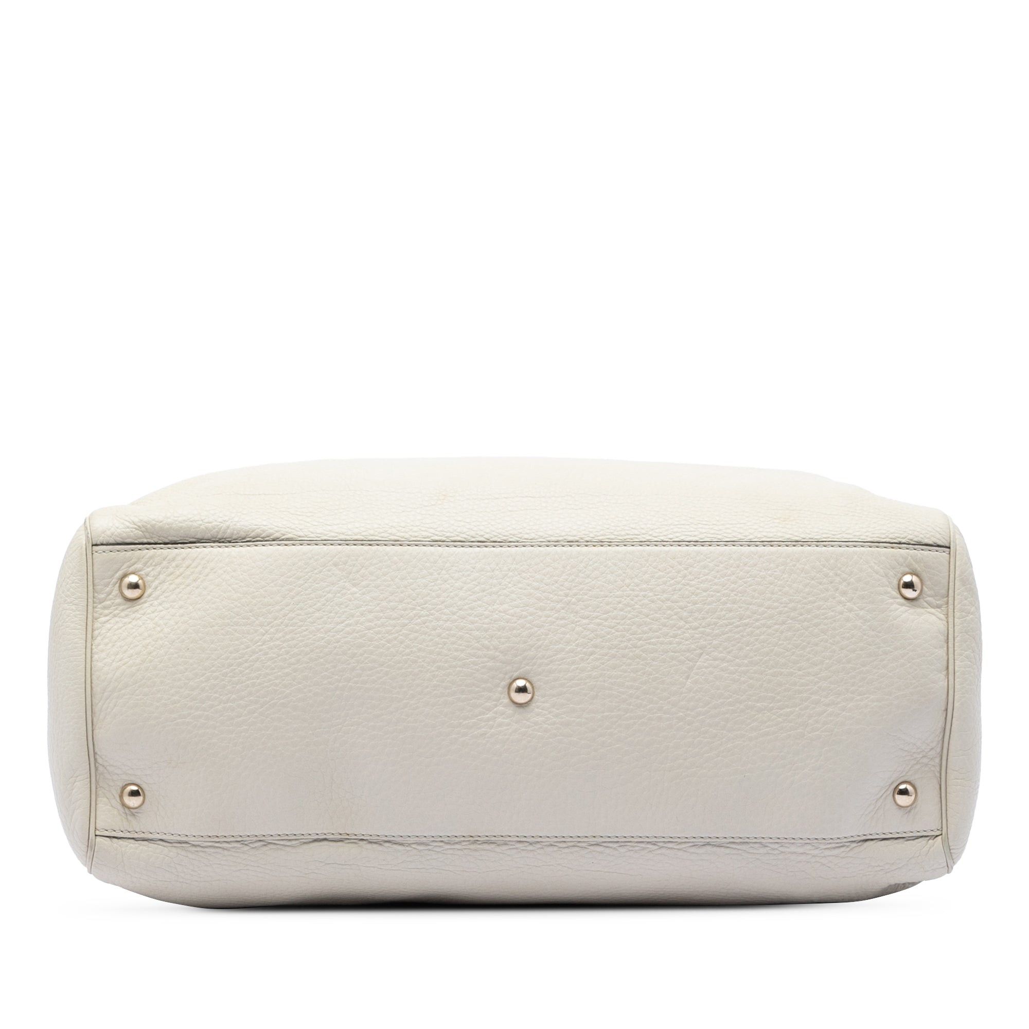 Gucci Large Calfskin Bamboo Shopper Satchel Size ONE SIZE - 3 Thumbnail