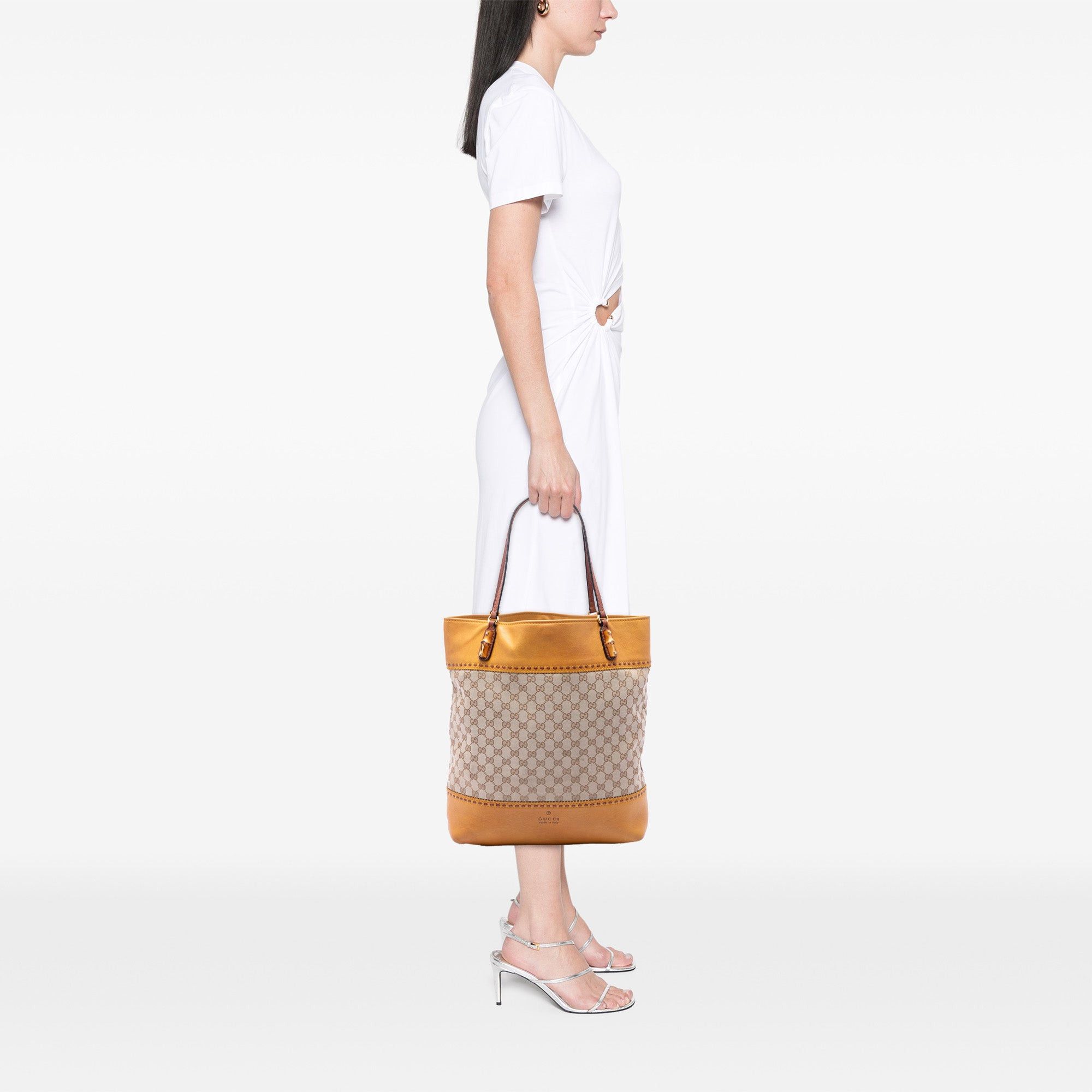 Gucci Large GG Canvas Laidback Crafty Tote Size ONE SIZE - 7 Thumbnail