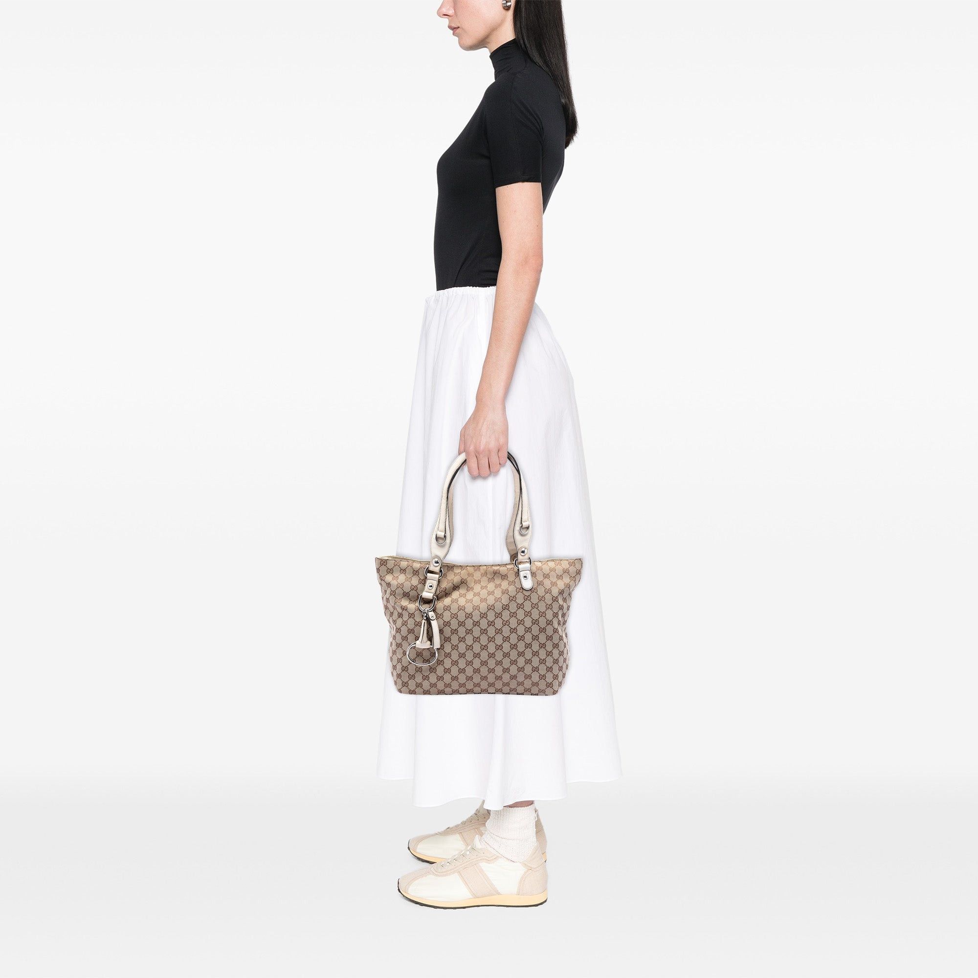 Gucci Medium GG Canvas Icon Bit Tote Size ONE SIZE - 7 Thumbnail