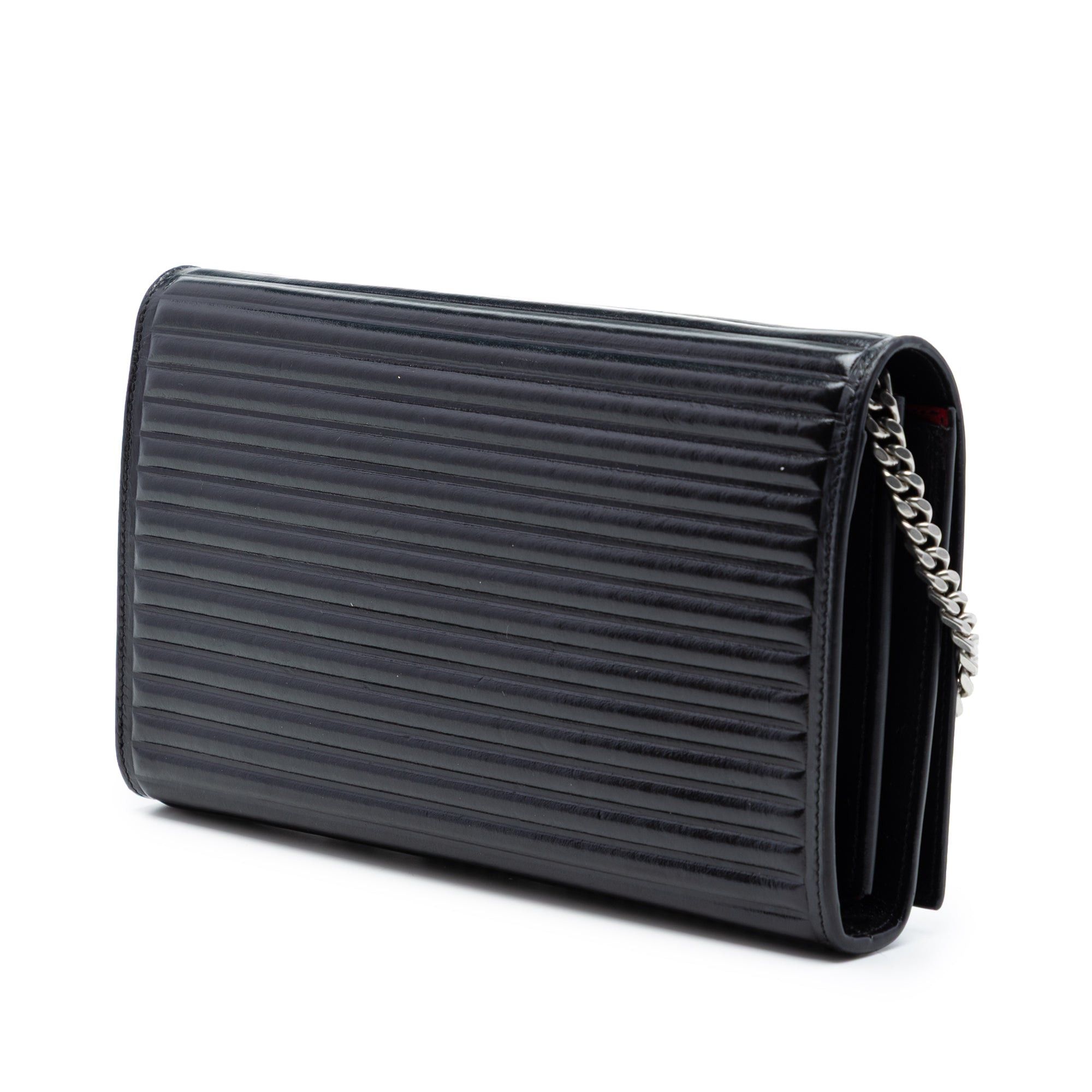 Saint Laurent Paris Medium Horizontal Quilted Calfskin Monogram Kate Crossbody Size ONE SIZE - 2 Thumbnail