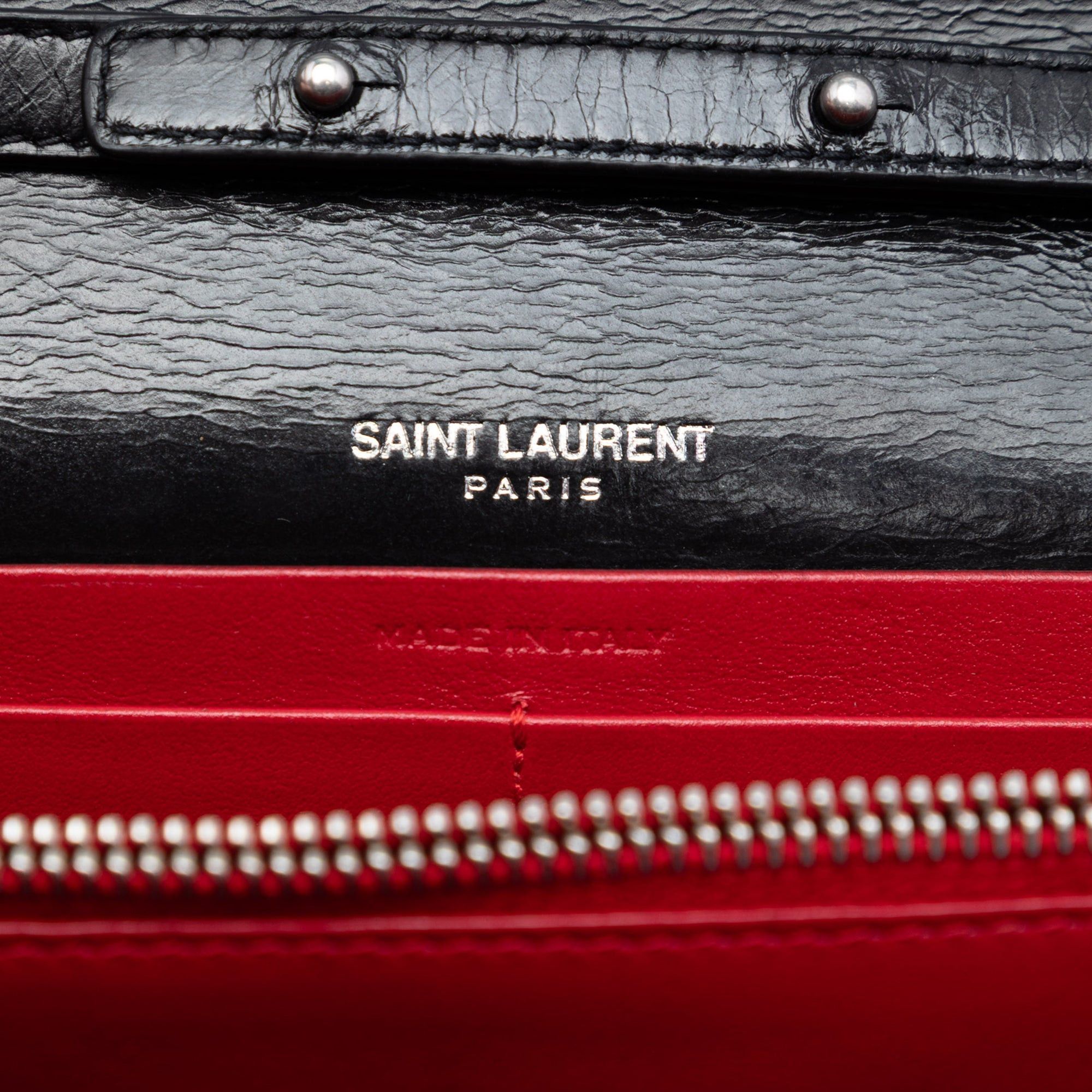 Saint Laurent Paris Medium Horizontal Quilted Calfskin Monogram Kate Crossbody Size ONE SIZE - 5 Thumbnail