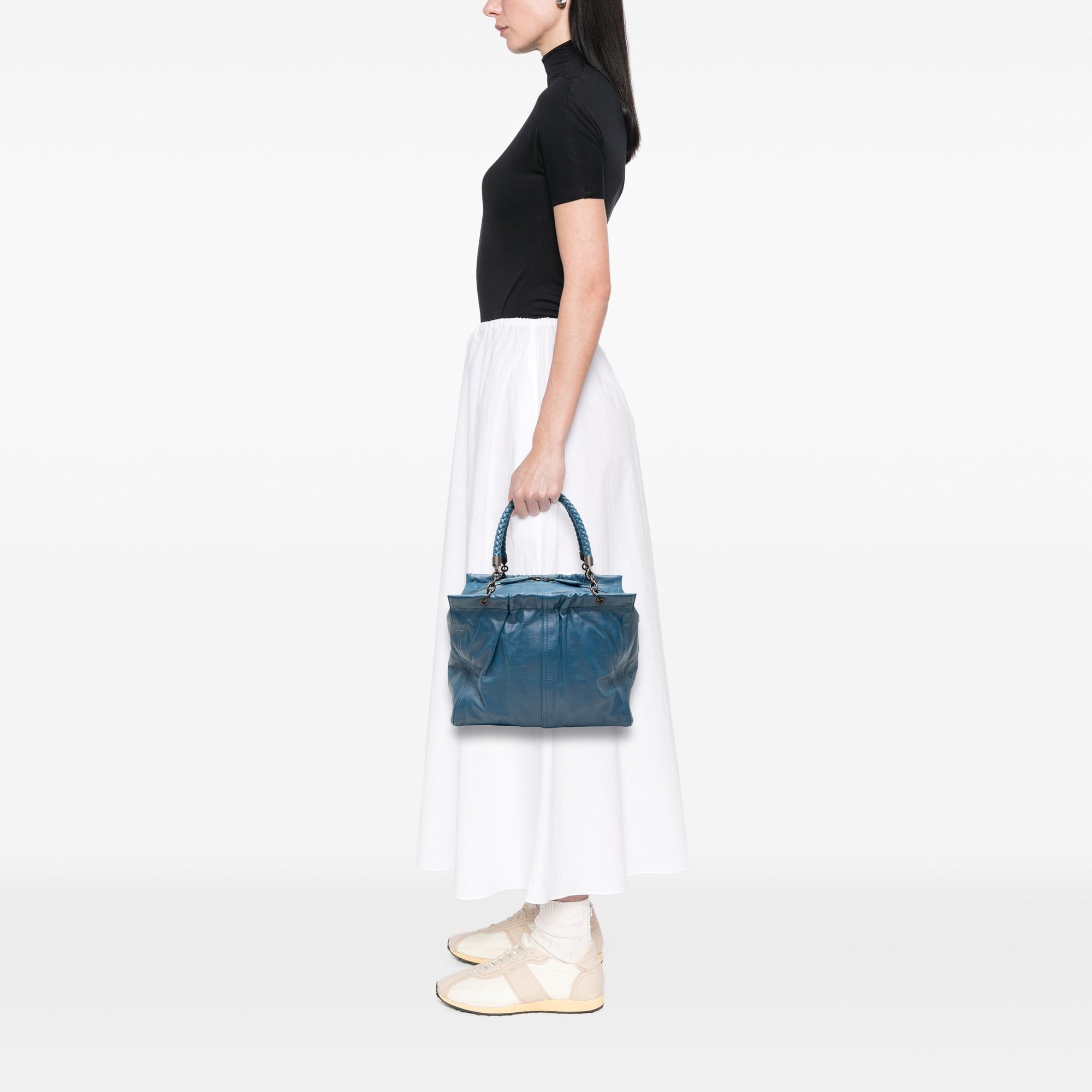 Bottega Veneta Nappa Intrecciato Trimmed Handbag Size ONE SIZE - 7 Thumbnail