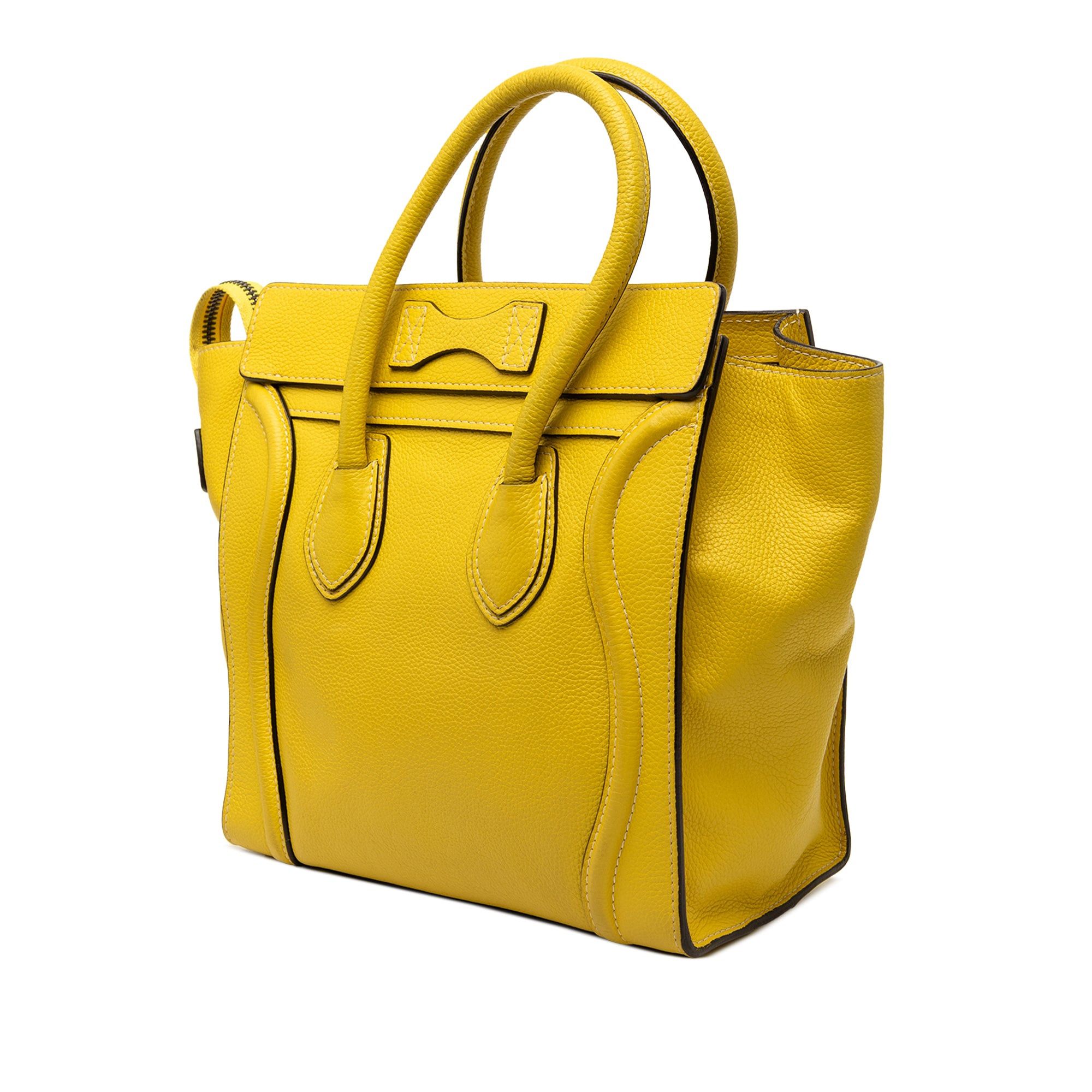 Celine Micro Drummed Calfskin Luggage Tote Size ONE SIZE - 2 Thumbnail