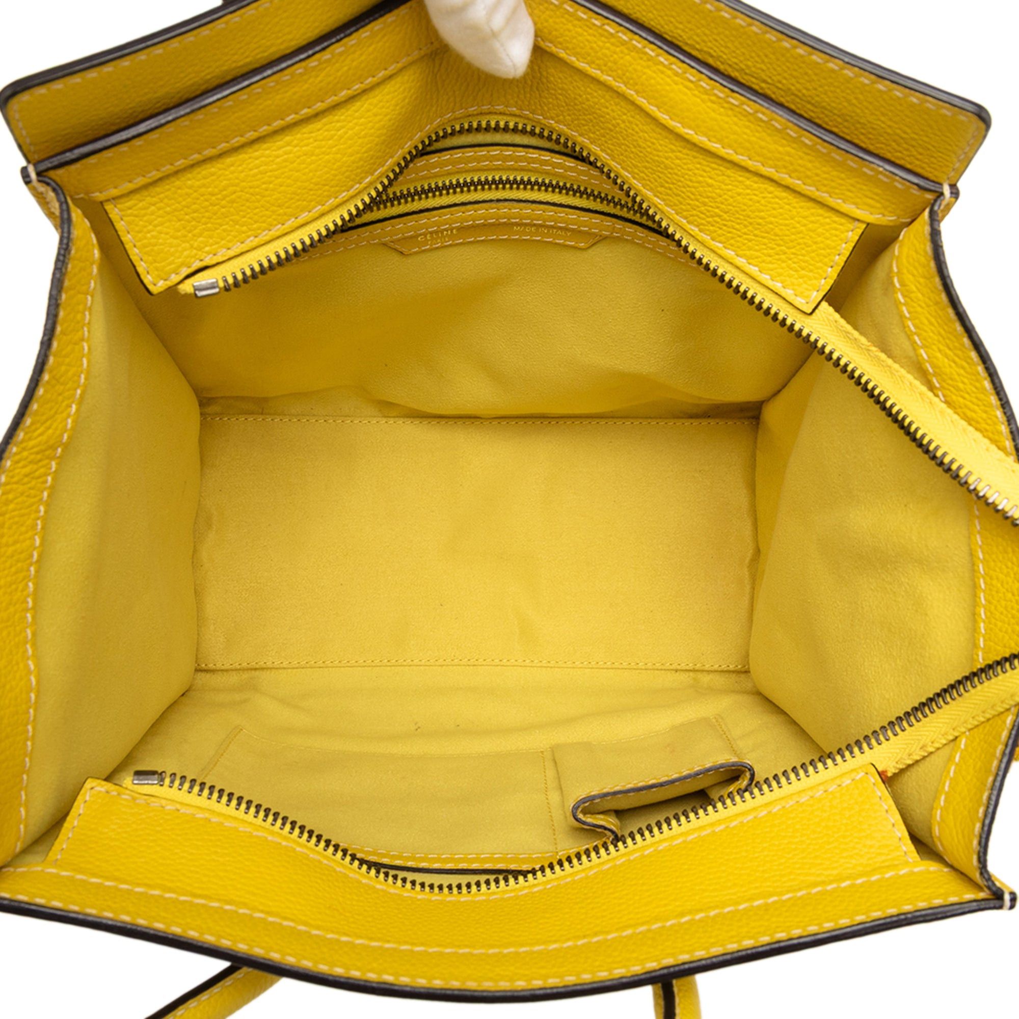 Celine Micro Drummed Calfskin Luggage Tote Size ONE SIZE - 4 Thumbnail