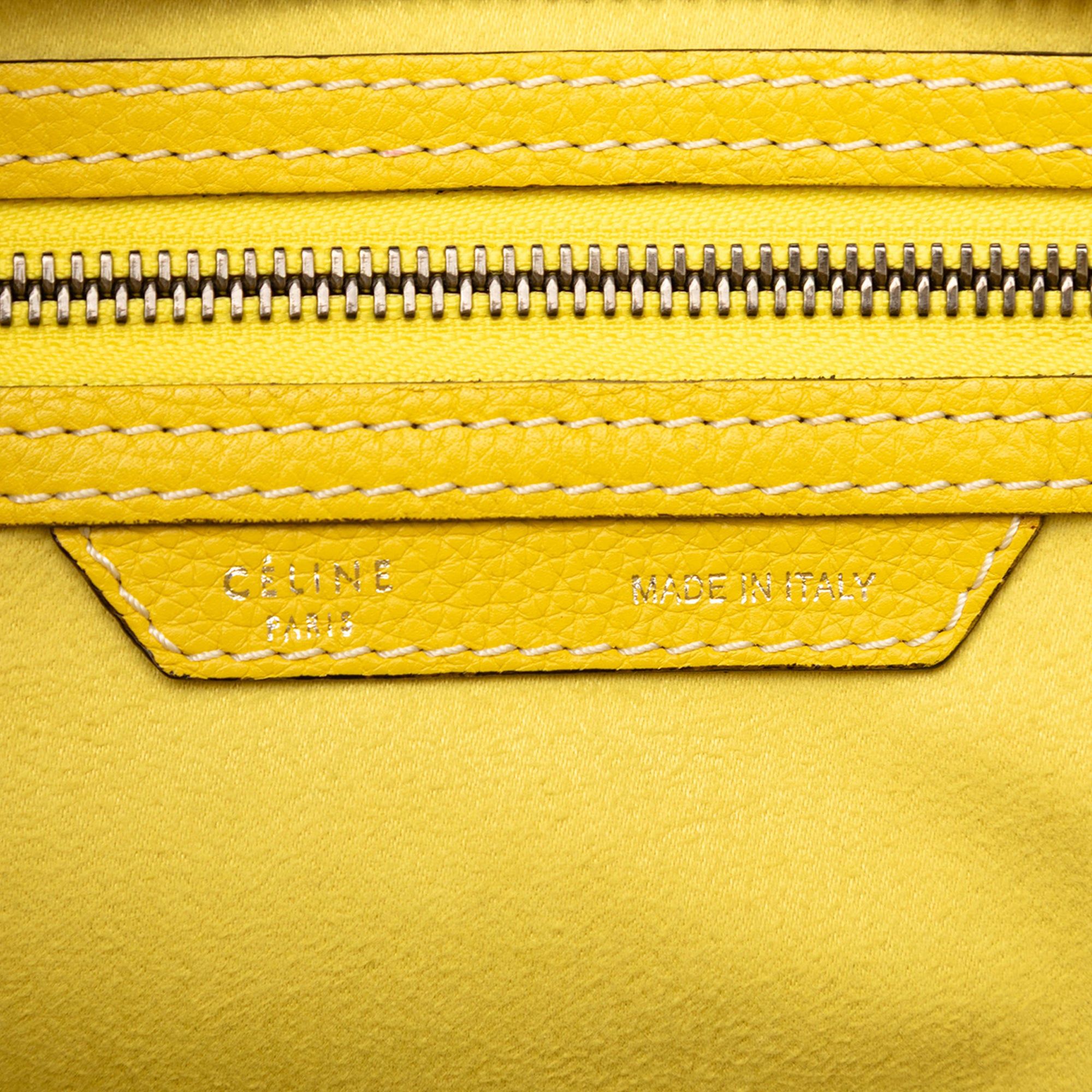 Celine Micro Drummed Calfskin Luggage Tote Size ONE SIZE - 5 Thumbnail