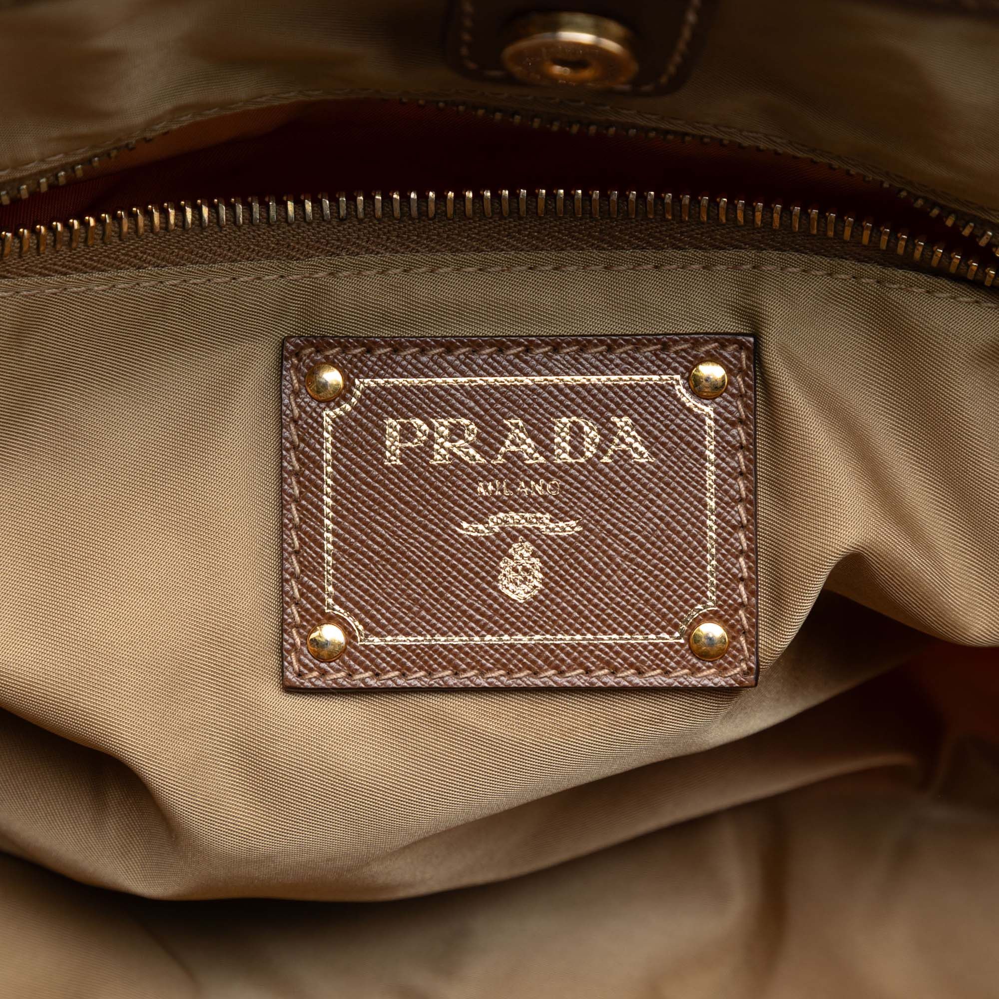 Prada Saffiano Trimmed Tessuto Open Tote Size ONE SIZE - 5 Thumbnail