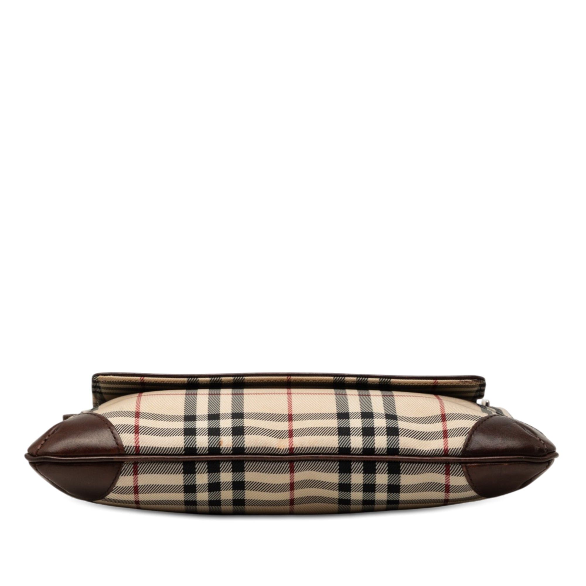 Burberry House Check Canvas Flap Crossbody Size ONE SIZE - 3 Thumbnail