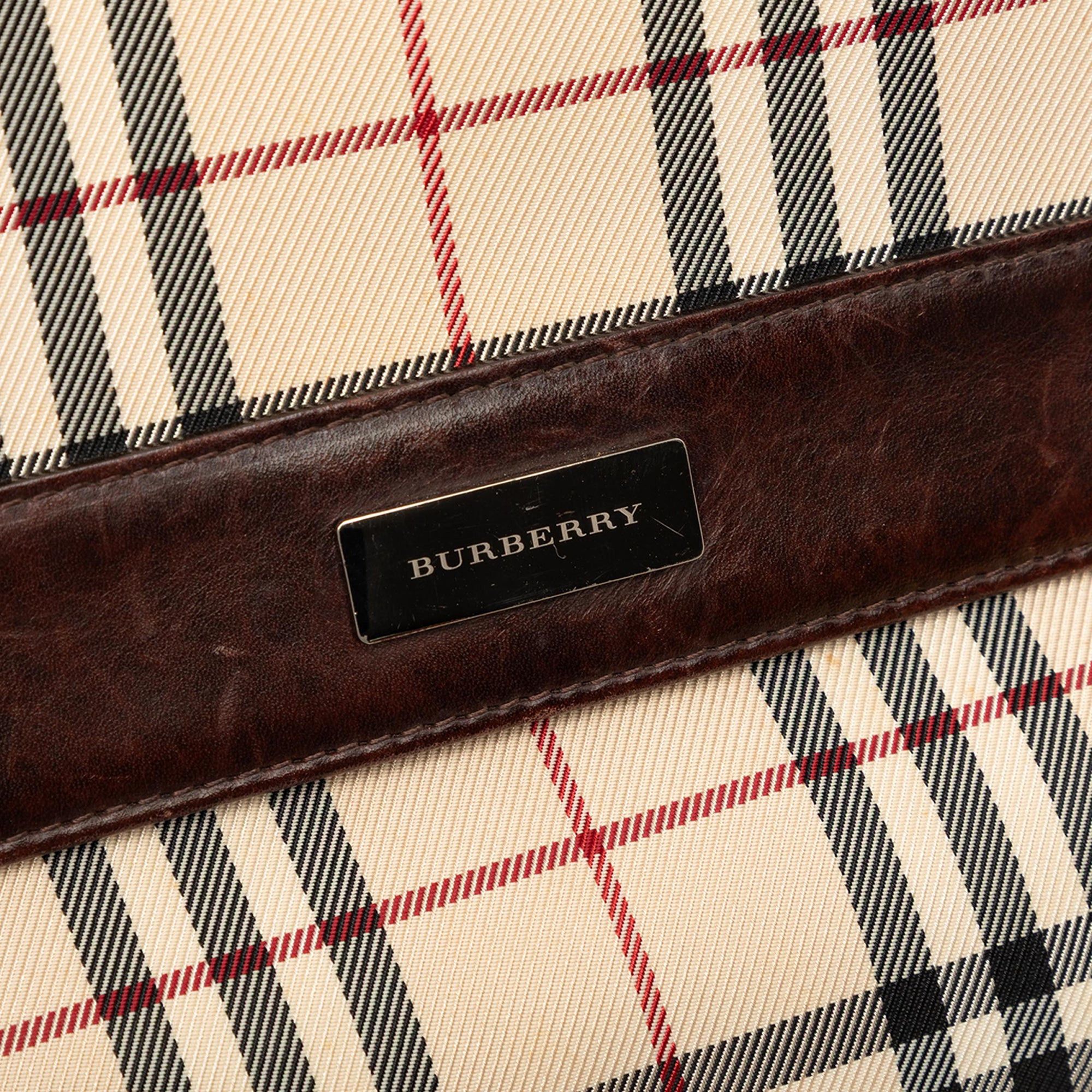 Burberry House Check Canvas Flap Crossbody Size ONE SIZE - 5 Thumbnail