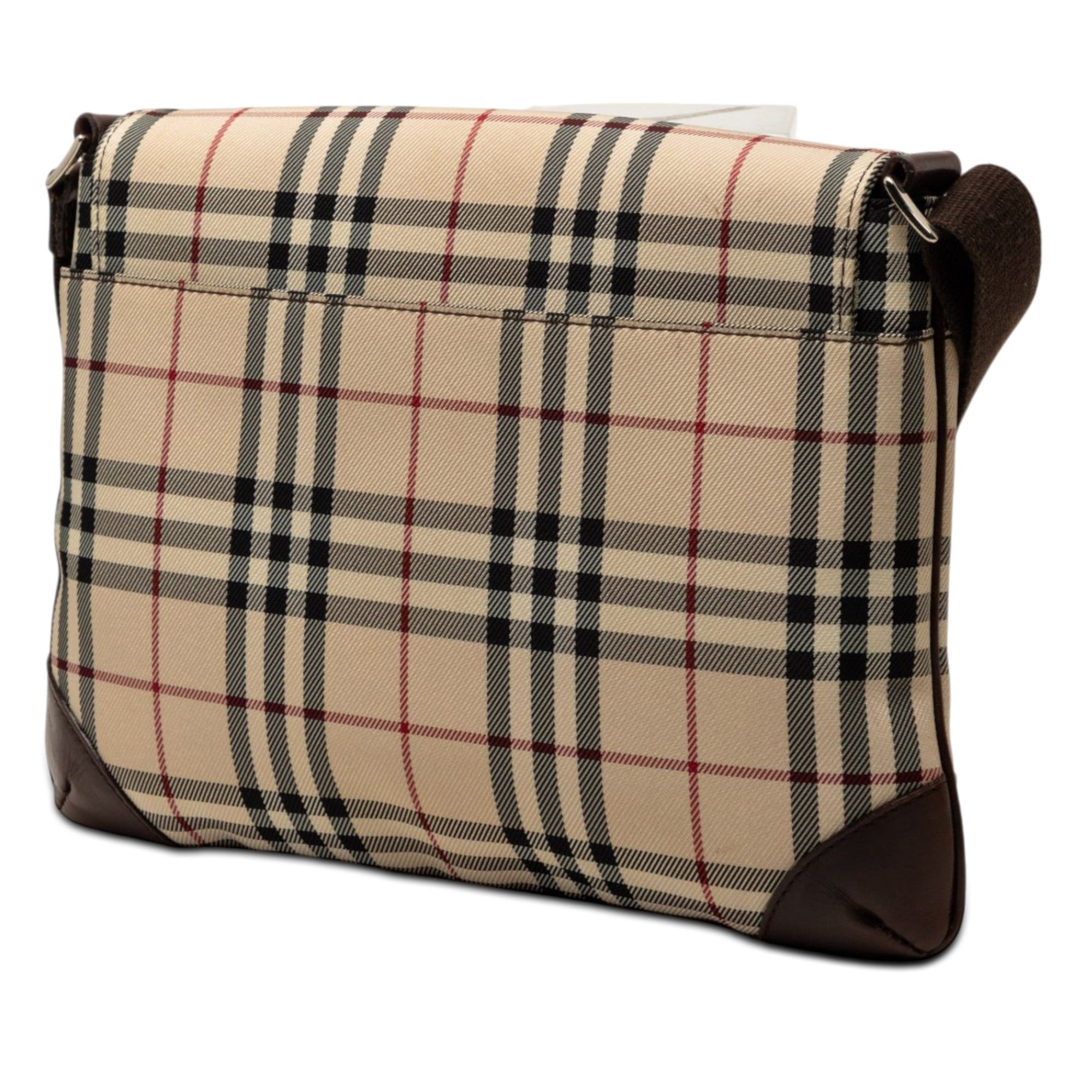 Burberry House Check Canvas Flap Crossbody Size ONE SIZE - 2 Thumbnail