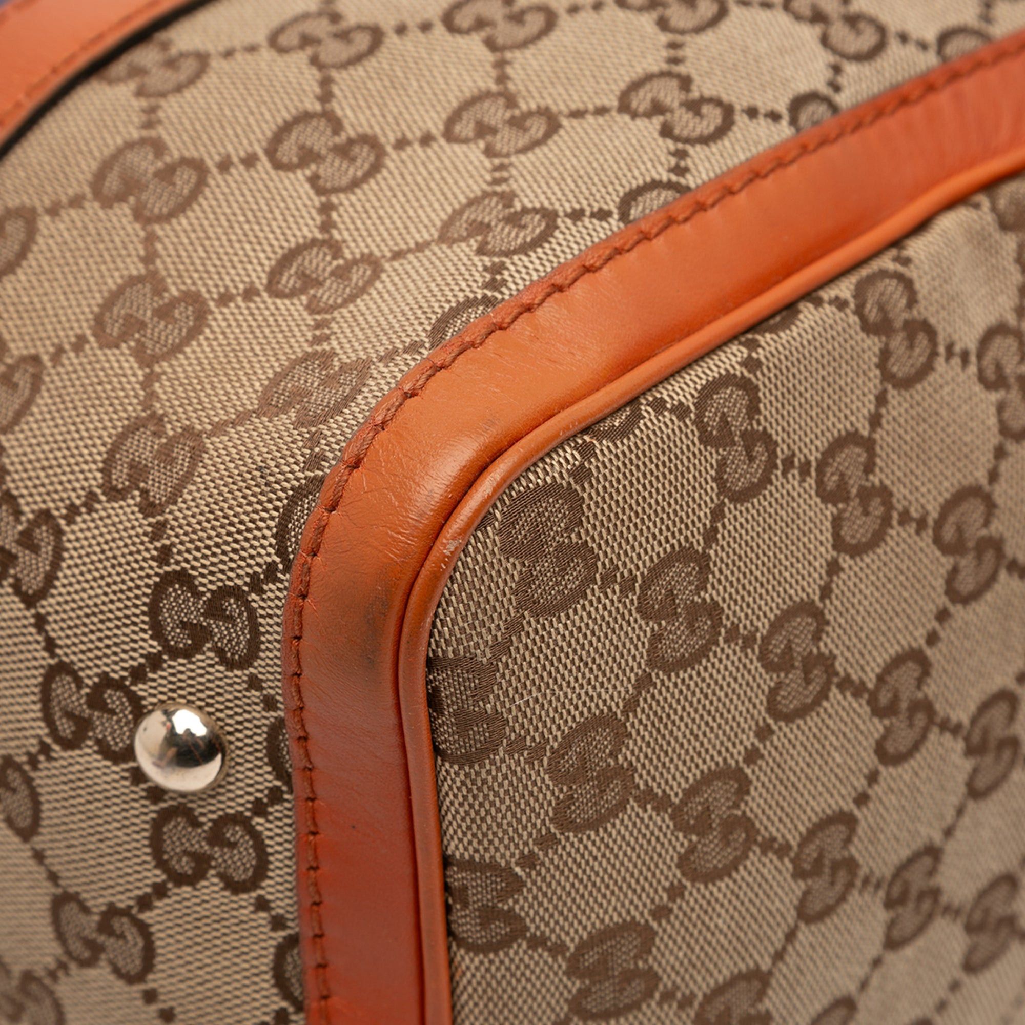 Gucci Medium GG Canvas Web Joy Boston Bag Size ONE SIZE - 9 Thumbnail