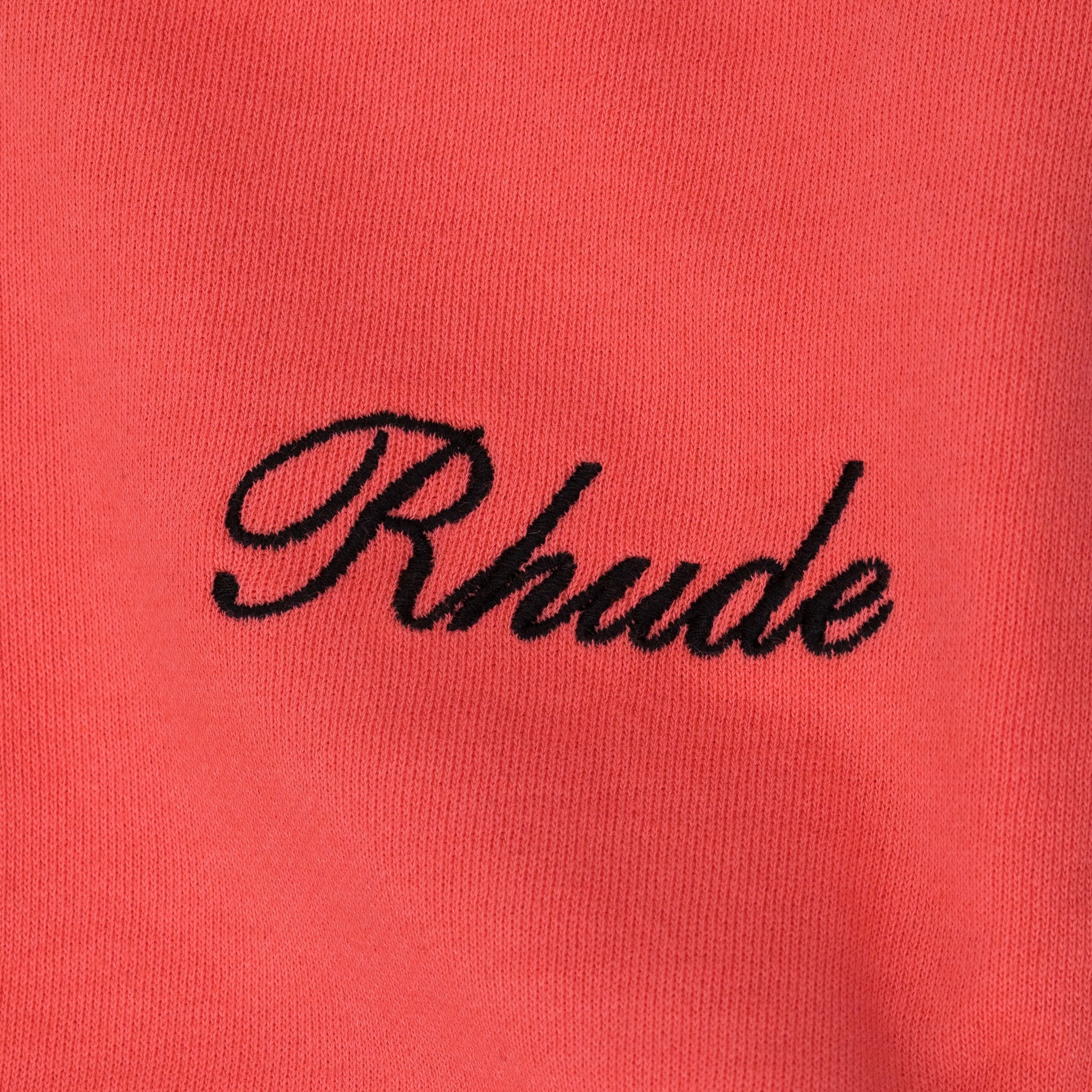 Rhude Logo Cropped Quarter Zip Sweater SIZE XS Size US XS / EU 42 / 0 - 5 Thumbnail