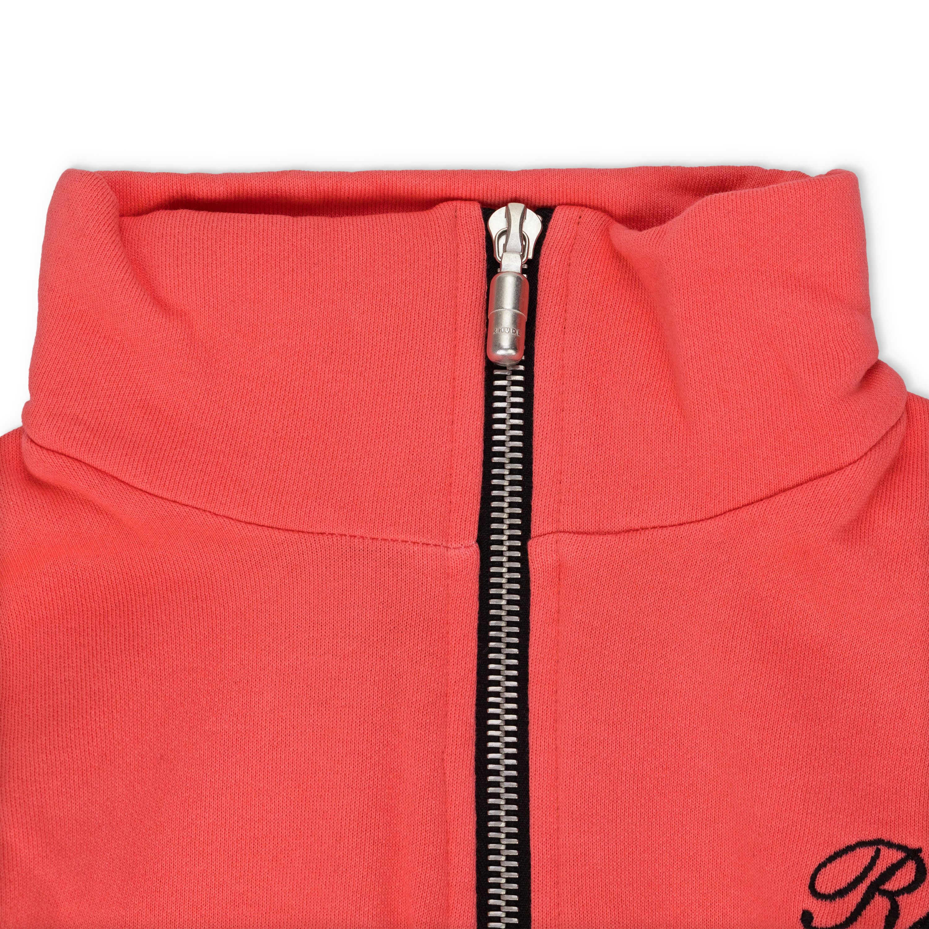 Rhude Logo Cropped Quarter Zip Sweater SIZE XS Size US XS / EU 42 / 0 - 3 Thumbnail