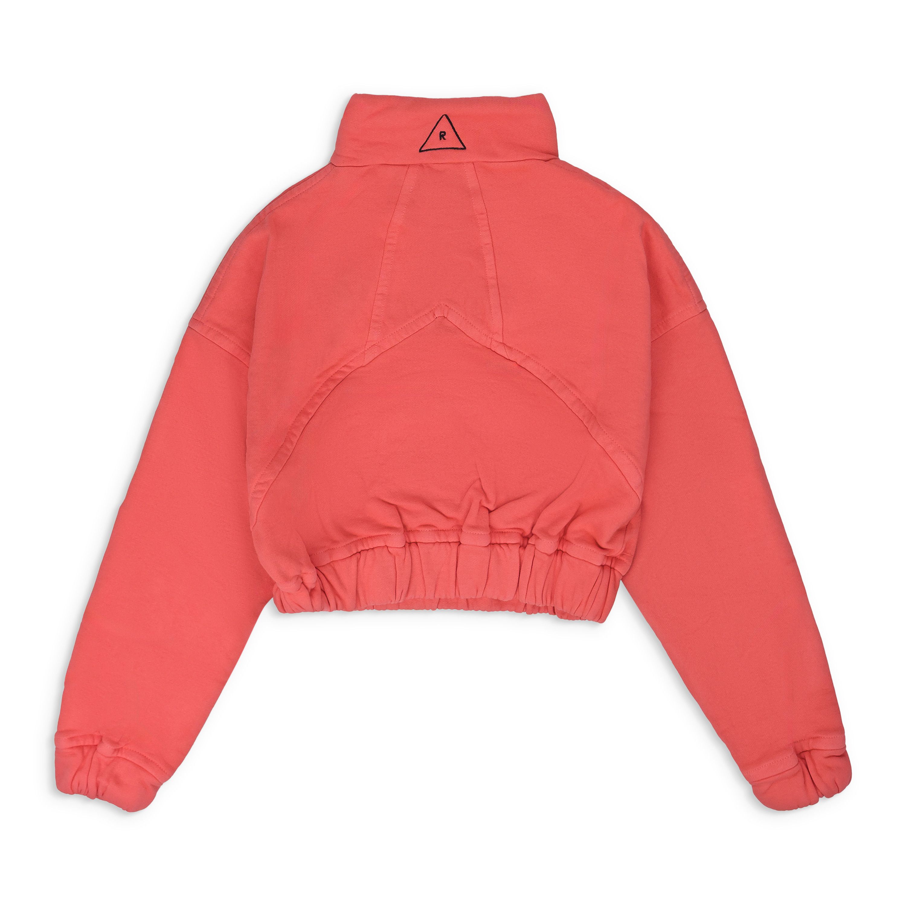 Rhude Logo Cropped Quarter Zip Sweater SIZE XS Size US XS / EU 42 / 0 - 2 Thumbnail