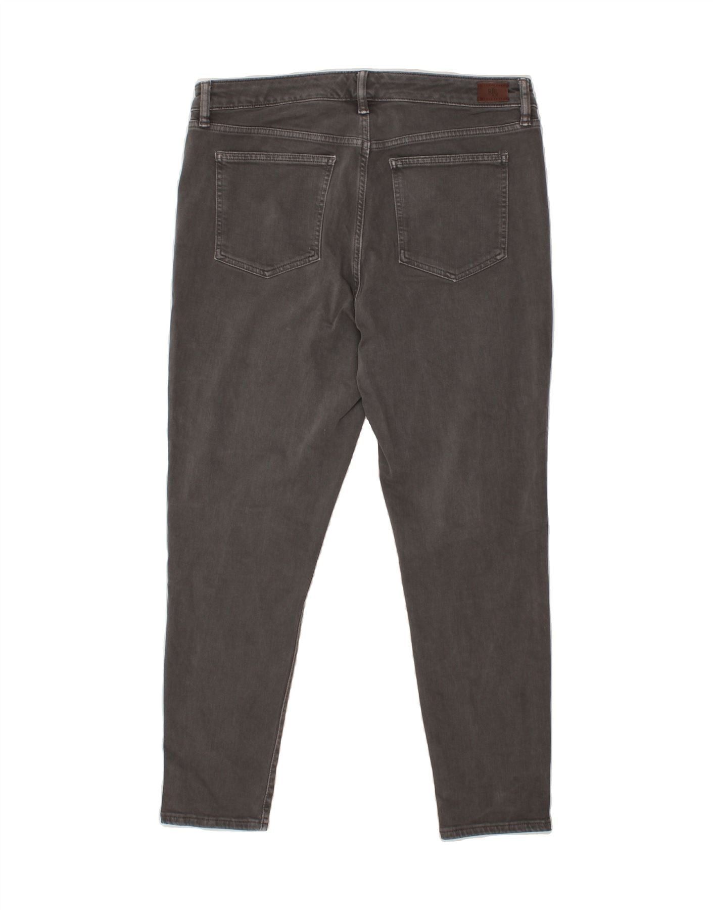 Ralph Lauren Womens Skinny Jeans US 12 Large W34 L26 Grey Cotton Size 24" / US 00 / IT 34 - 2 Thumbnail
