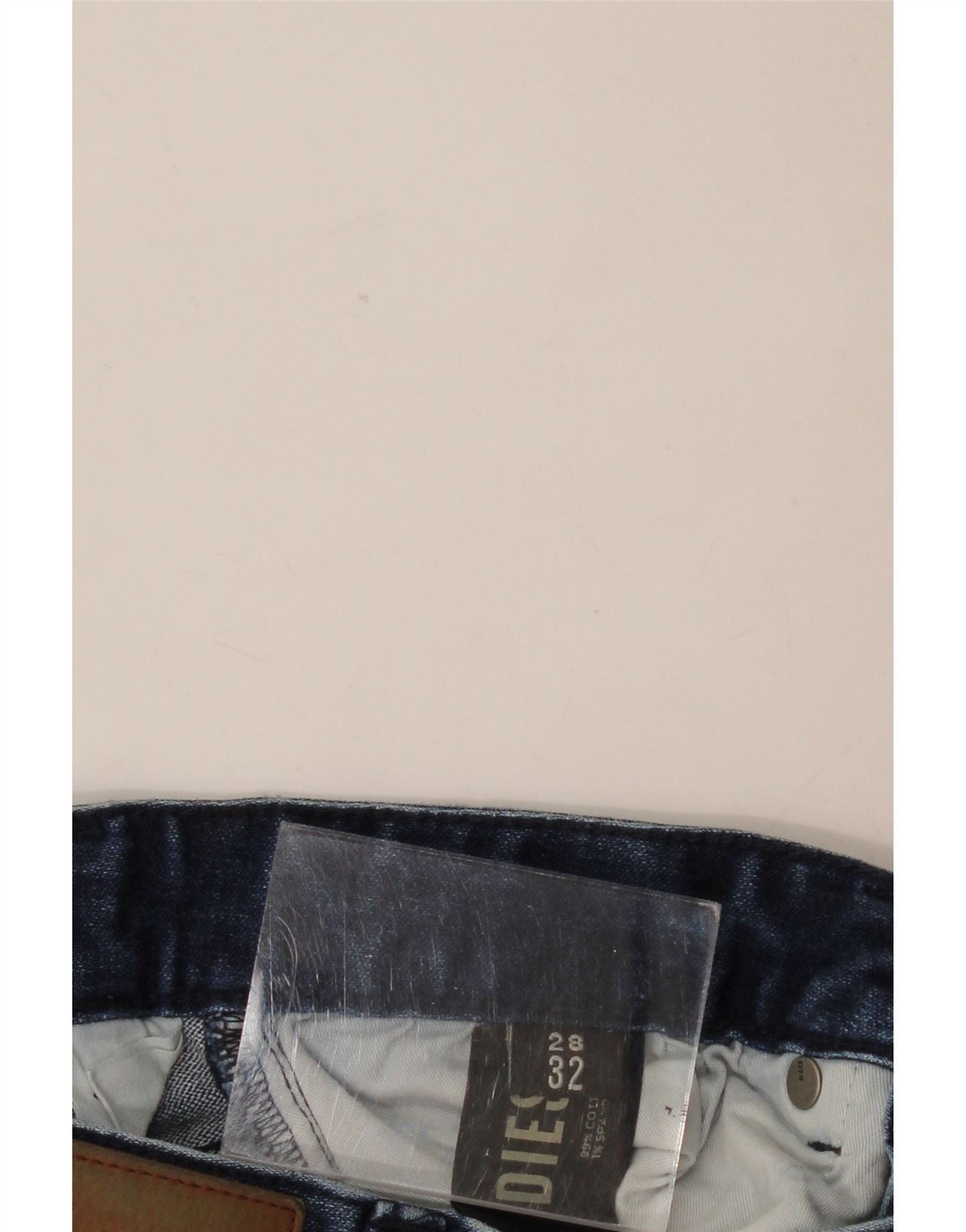 Diesel Womens Sleenker Slim Jeans W28 L28 Blue Cotton Size 42" / US 20 - 3 Thumbnail