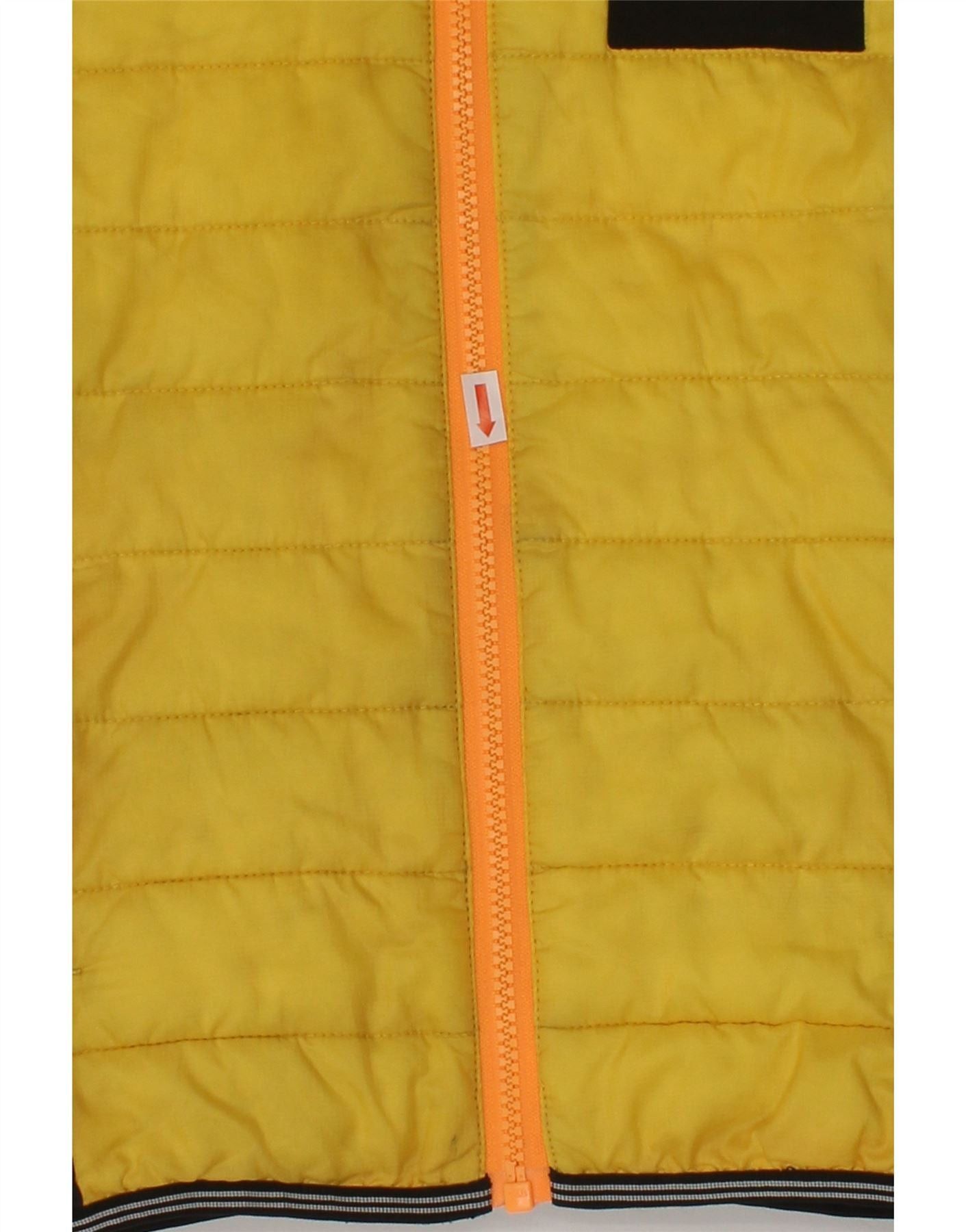 Diesel Boys Hooded Padded Jacket 3-4 Years Yellow Polyester Size XXS / US 00 / IT 34 - 5 Thumbnail