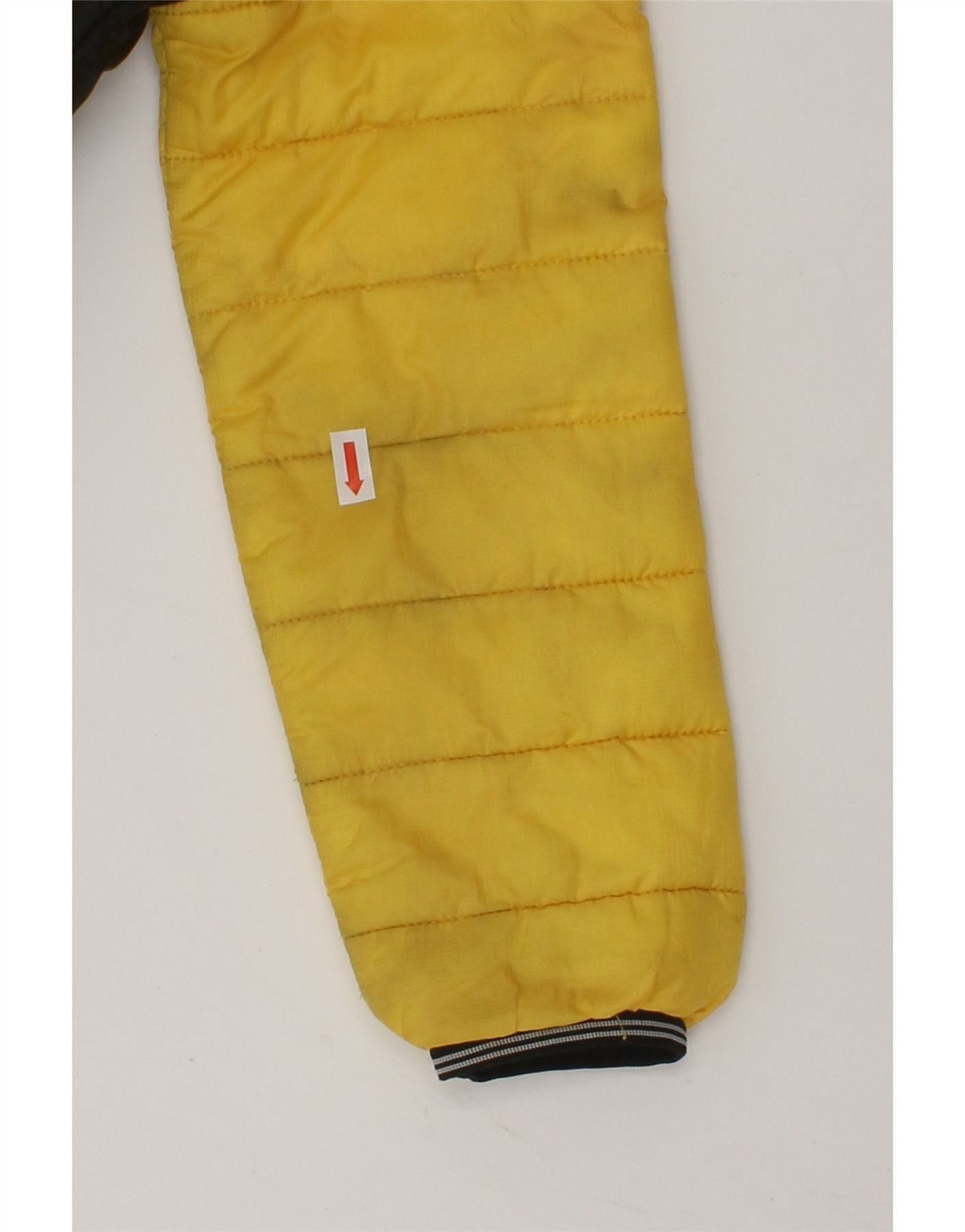 Diesel Boys Hooded Padded Jacket 3-4 Years Yellow Polyester Size XXS / US 00 / IT 34 - 4 Thumbnail